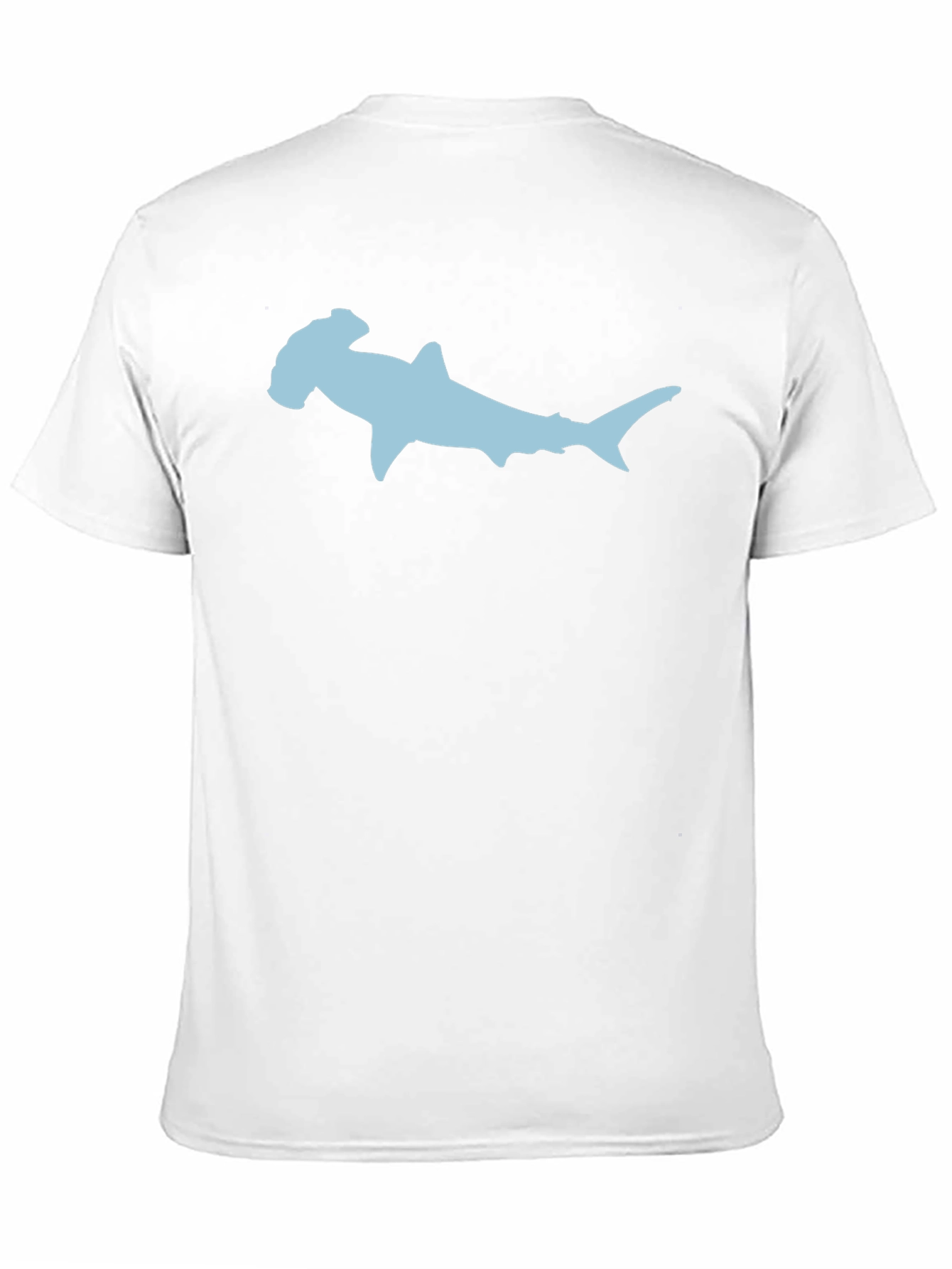 Hammerhead Shark Graphic Tee - Black Cotton T-Shirt