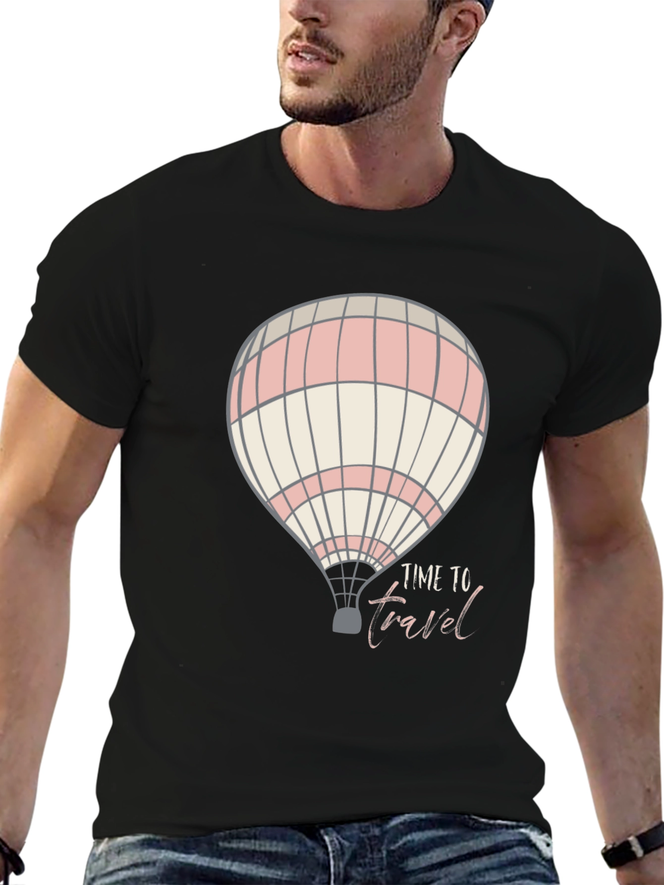 Hot Air Balloon Graphic T-Shirt