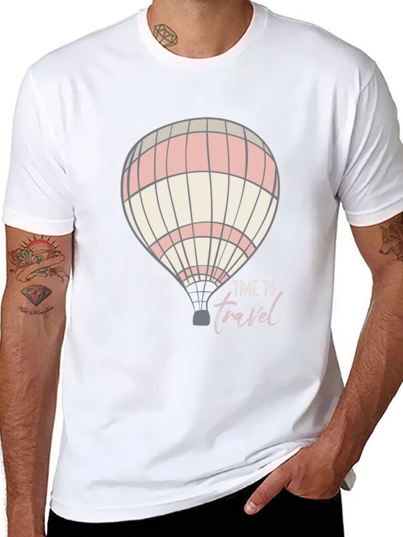 Hot Air Balloon Graphic T-Shirt