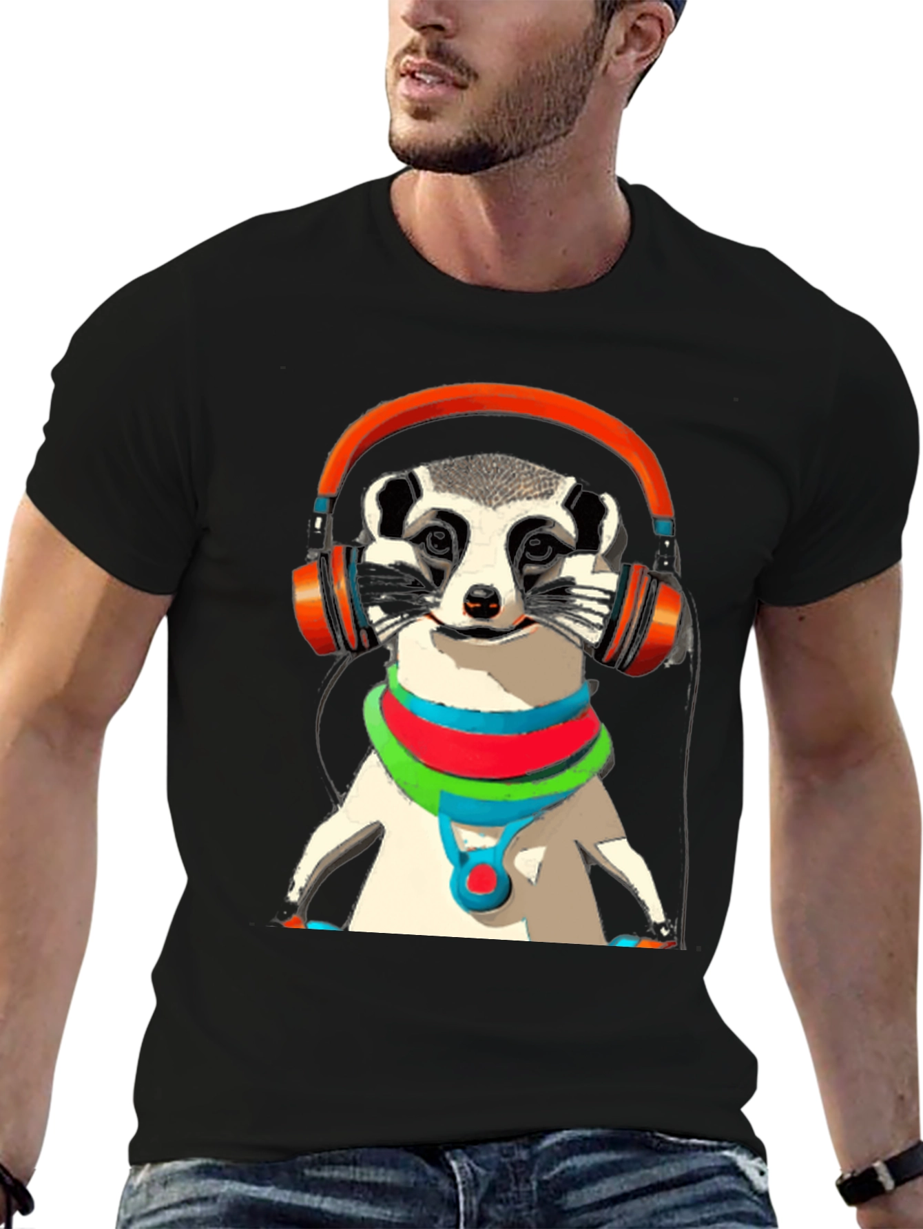 Cool Raccoon Graphic Tee