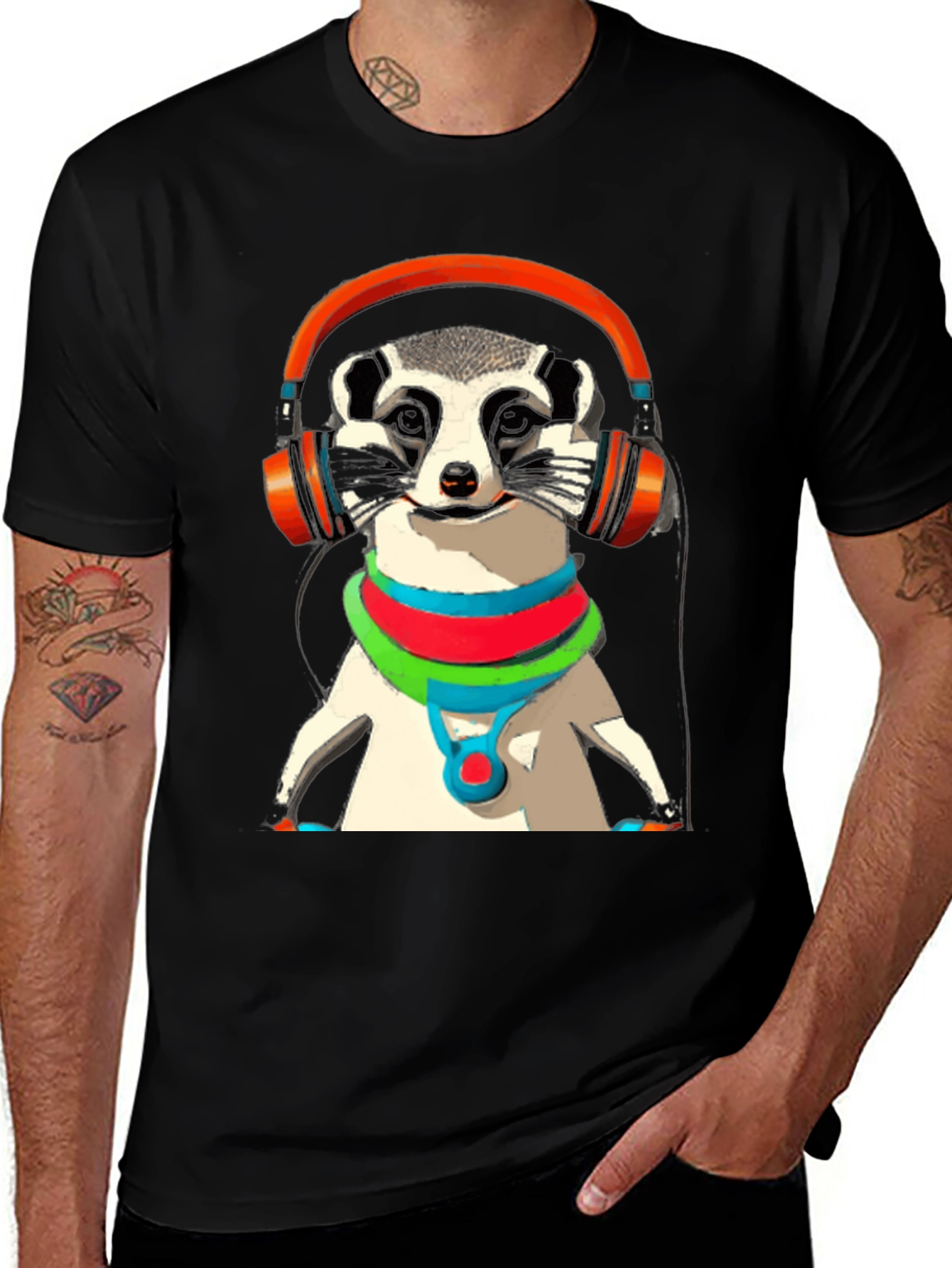 Cool Raccoon Graphic Tee
