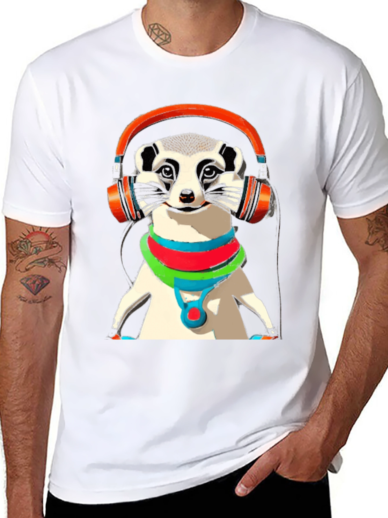 Cool Raccoon Graphic Tee