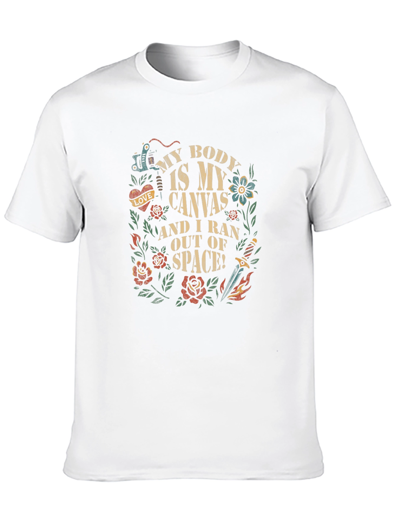 Tattoo Art T-Shirt - My Body is My Canvas