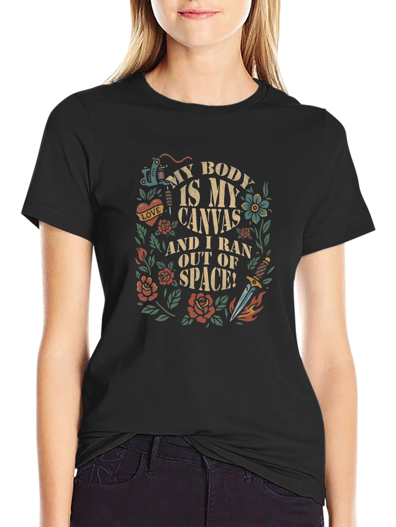 Tattoo Art T-Shirt - My Body is My Canvas