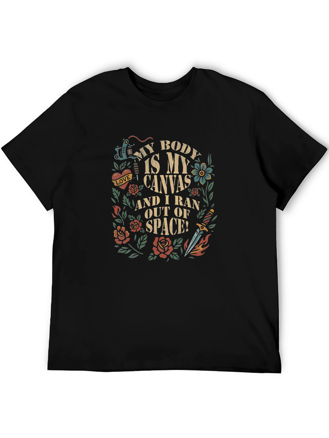 Tattoo Art T-Shirt - My Body is My Canvas