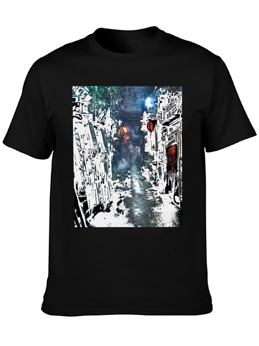 Cyberpunk Alley T-Shirt - Urban Streetwear