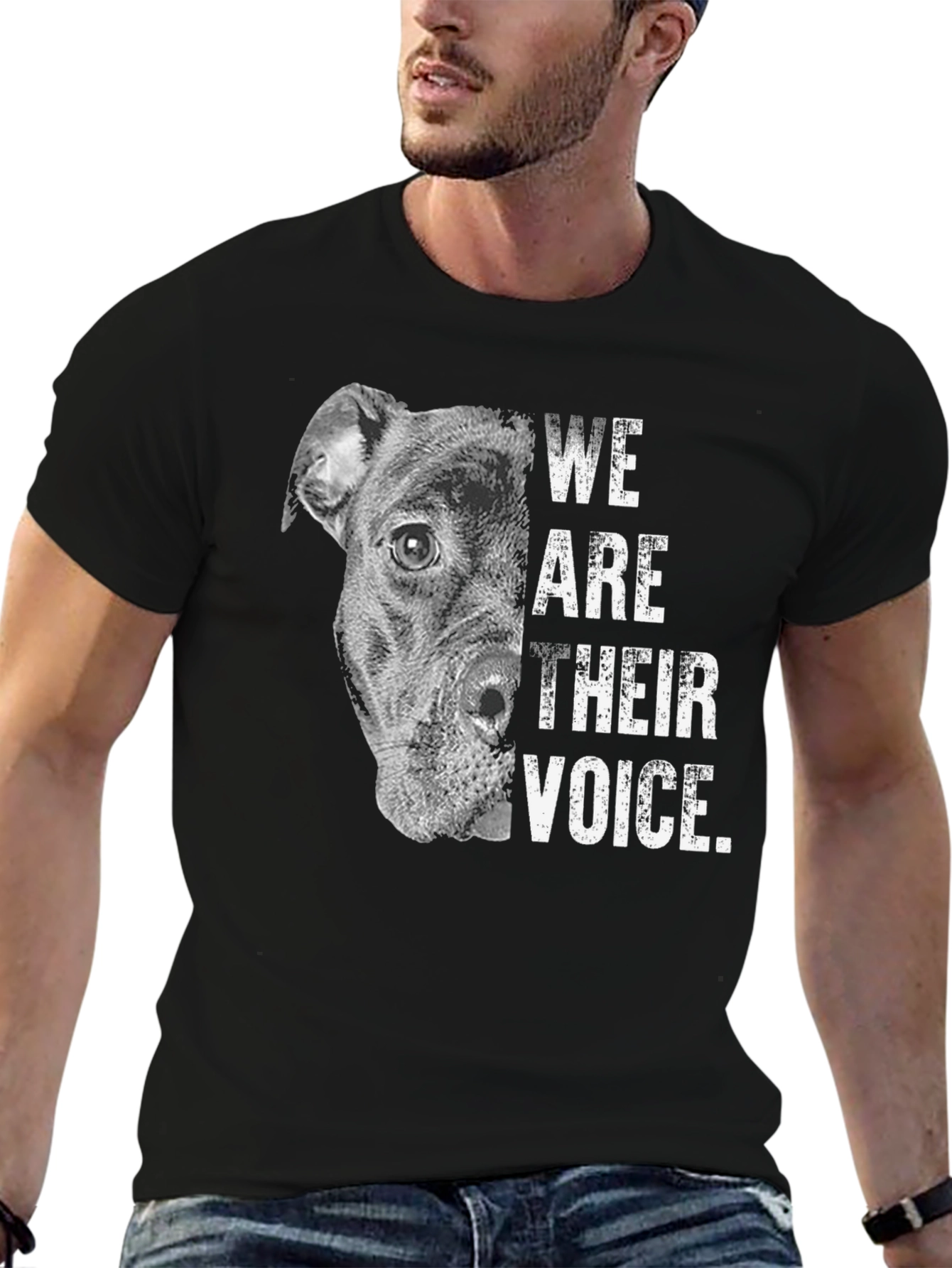 We Are Their Voice Dog Graphic Tee