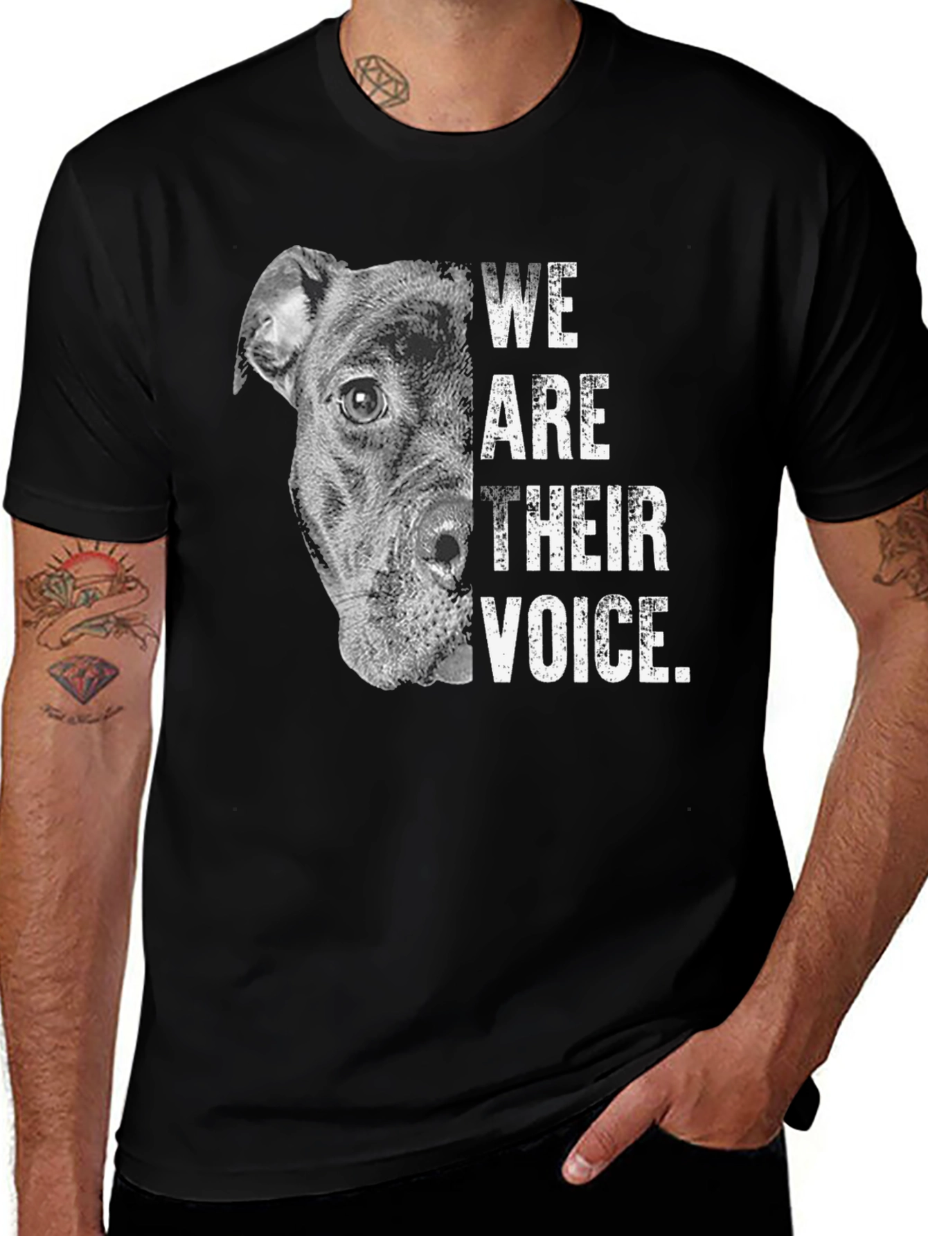 We Are Their Voice Dog Graphic Tee