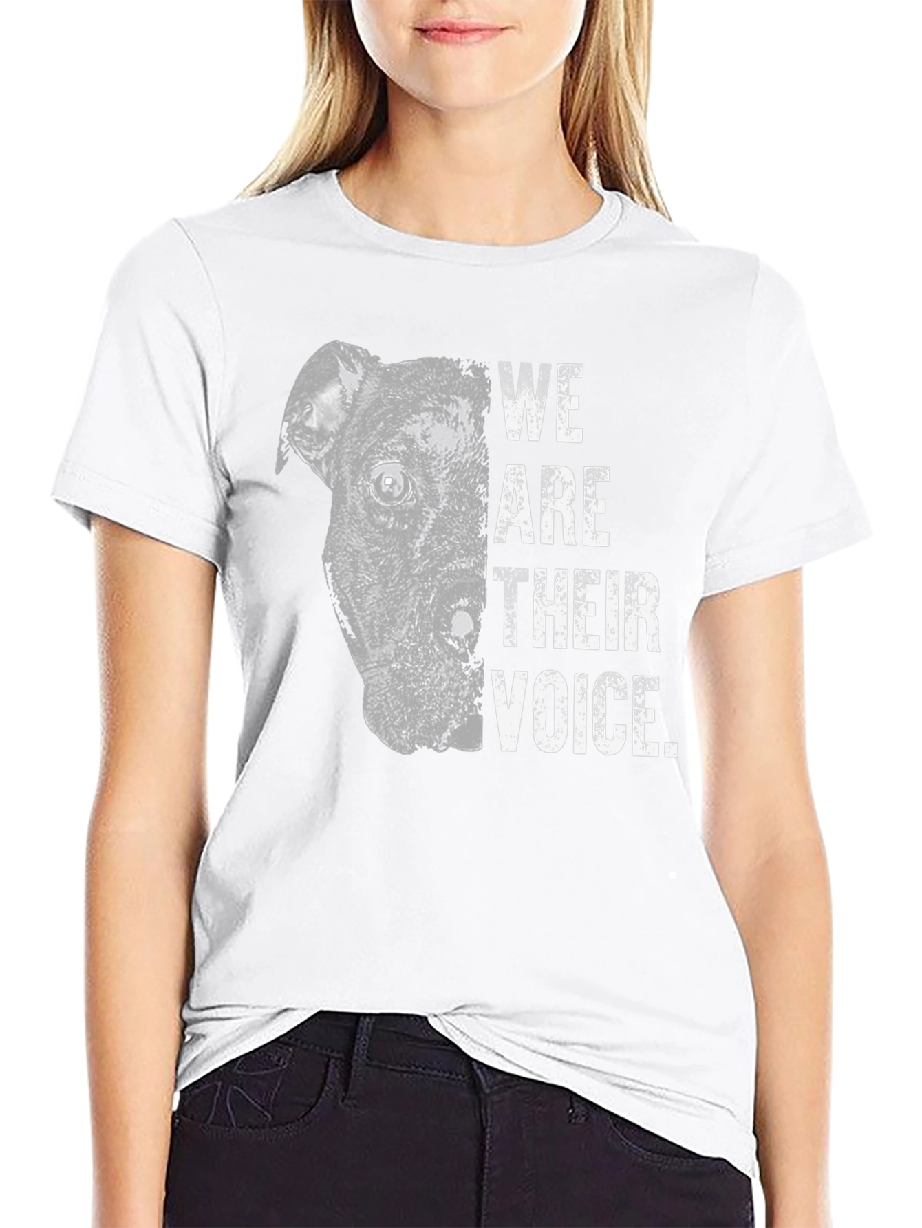 We Are Their Voice Dog Graphic Tee