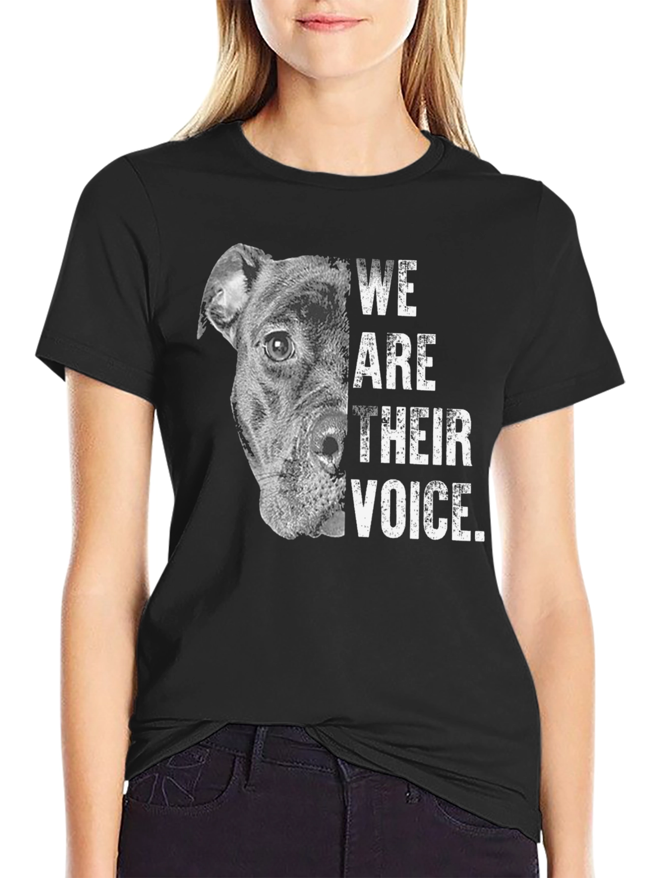 We Are Their Voice Dog Graphic Tee
