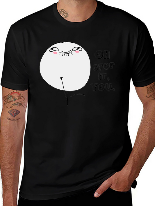 Oh Stop It You Meme Black T-Shirt