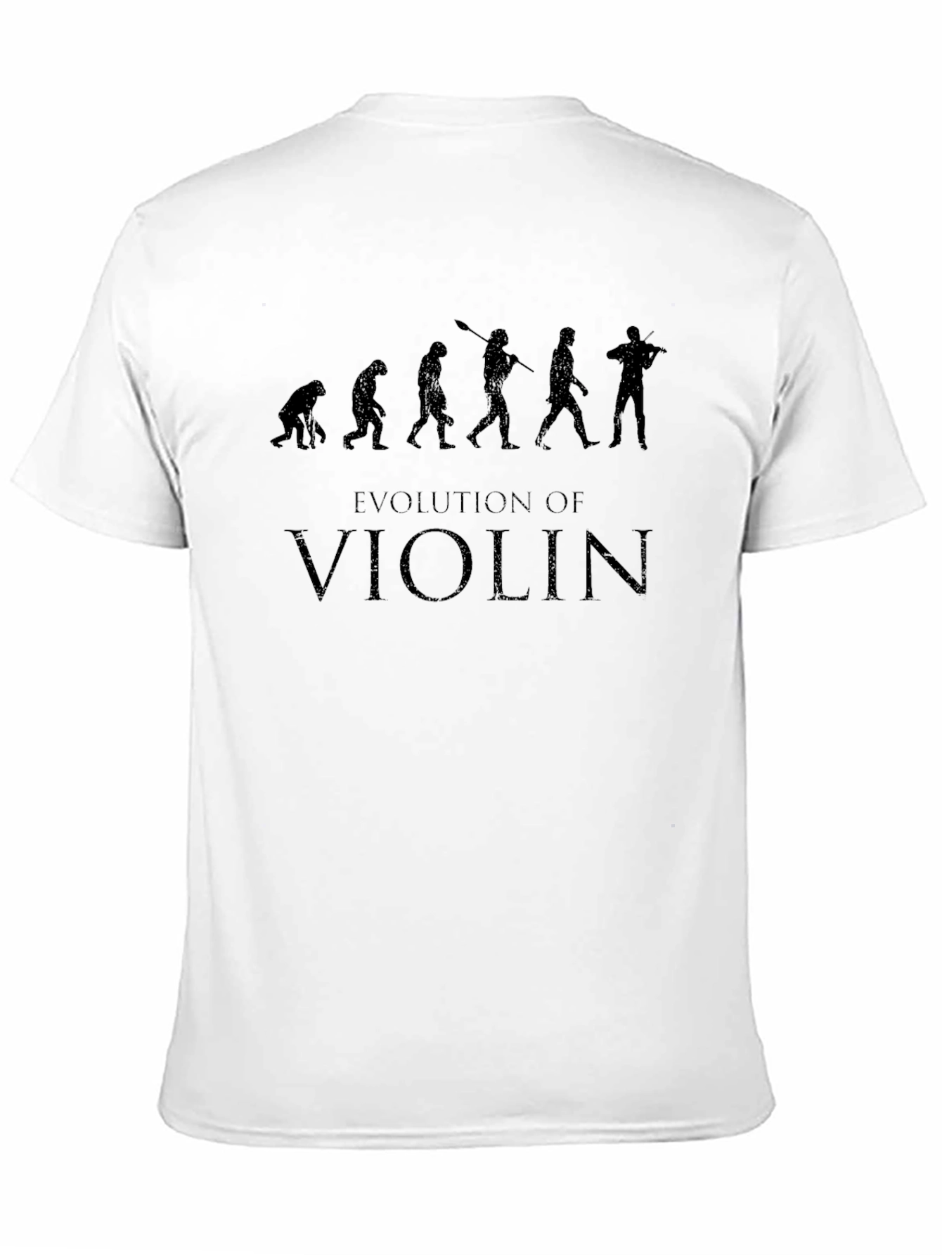 Evolution of Violin Black Graphic Tee