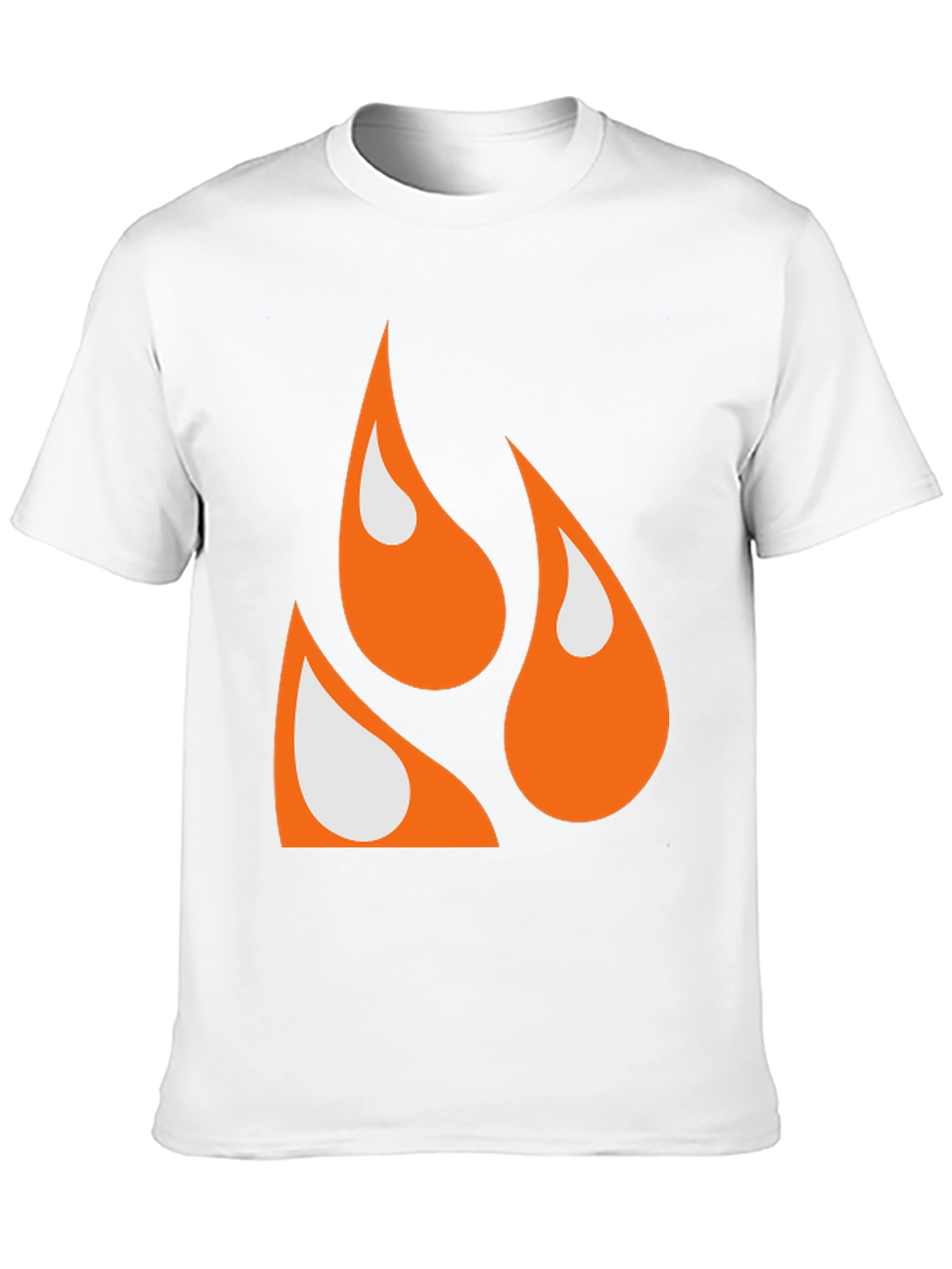 Flame Graphic T-Shirt - Bold Design Casual Wear