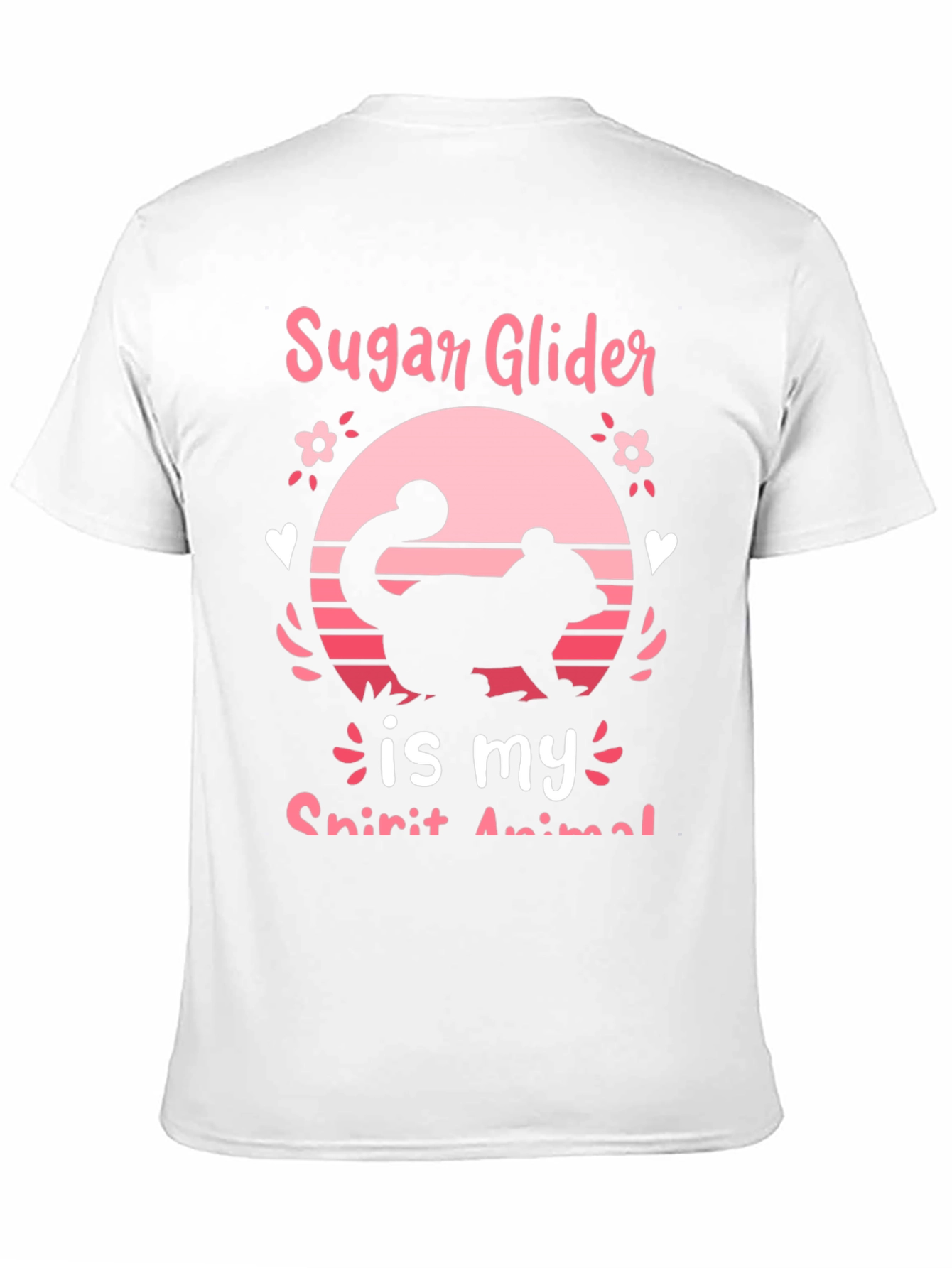 Sugar Glider Spirit Animal Black Graphic Tee