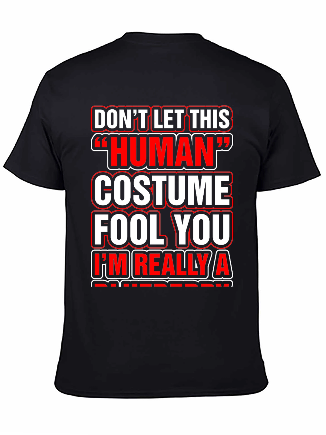 Funny Human Costume T-Shirt