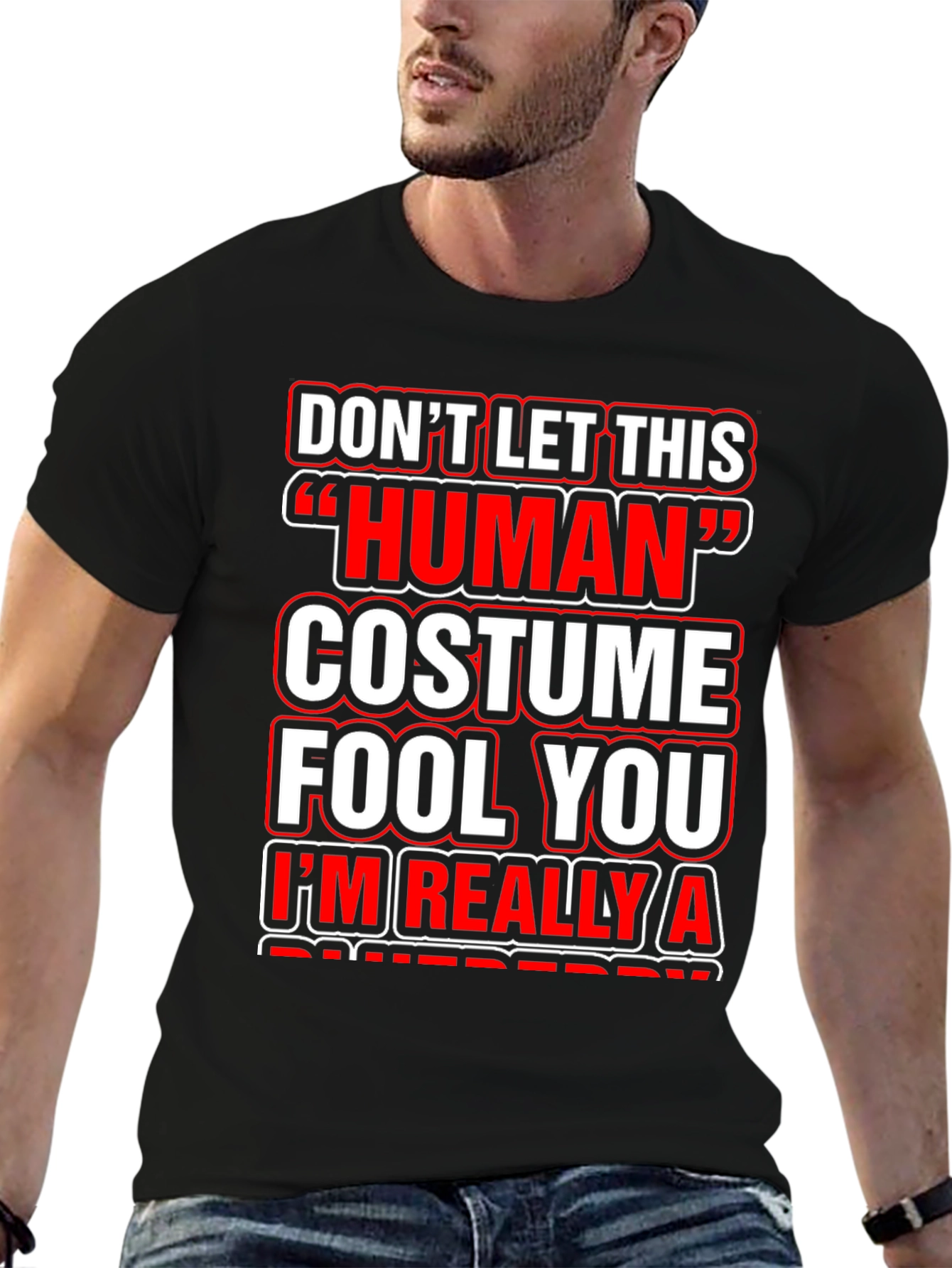 Funny Human Costume T-Shirt