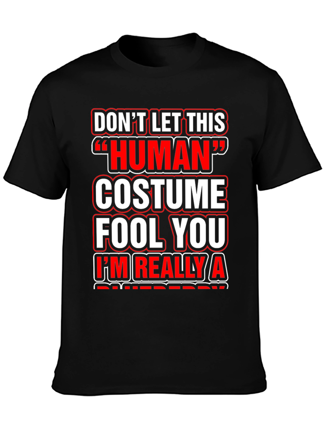Funny Human Costume T-Shirt