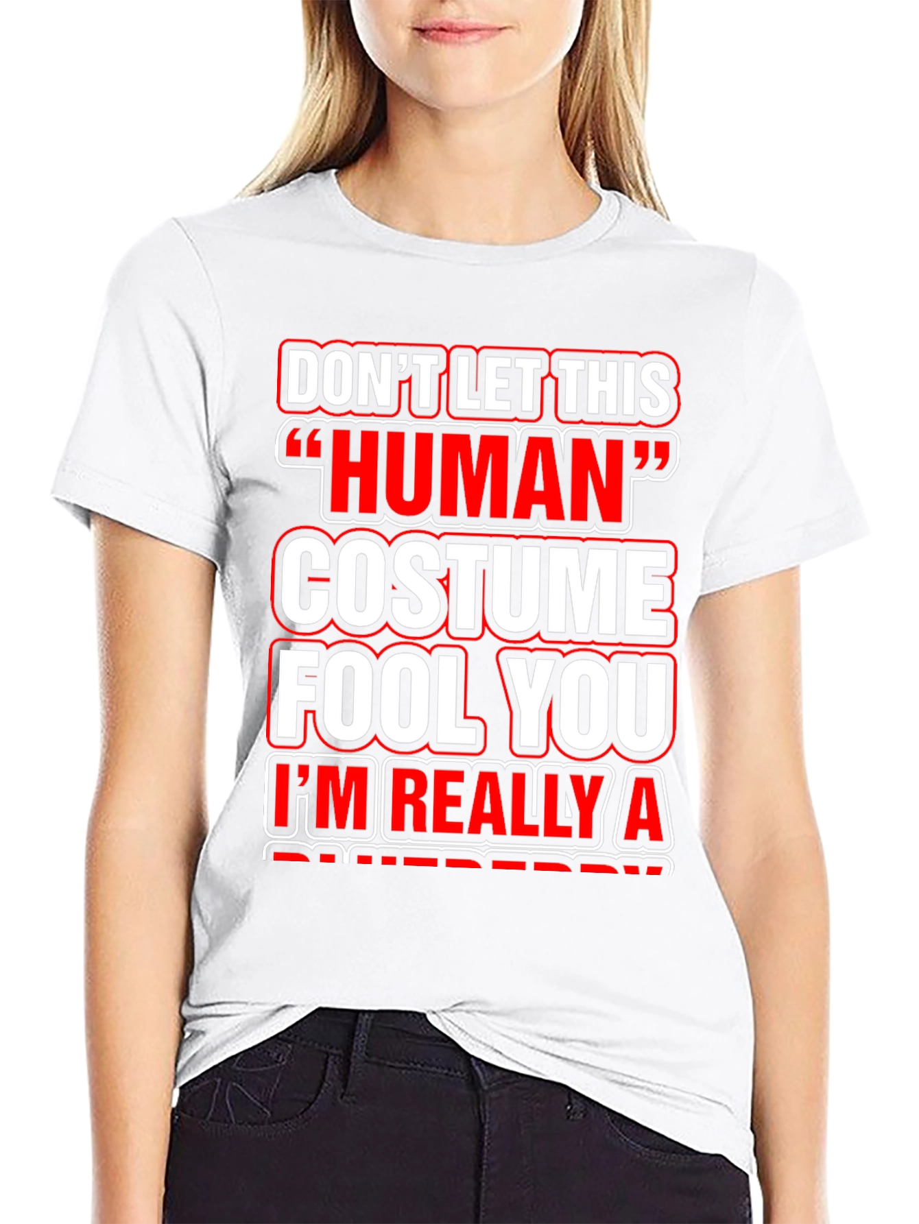 Funny Human Costume T-Shirt