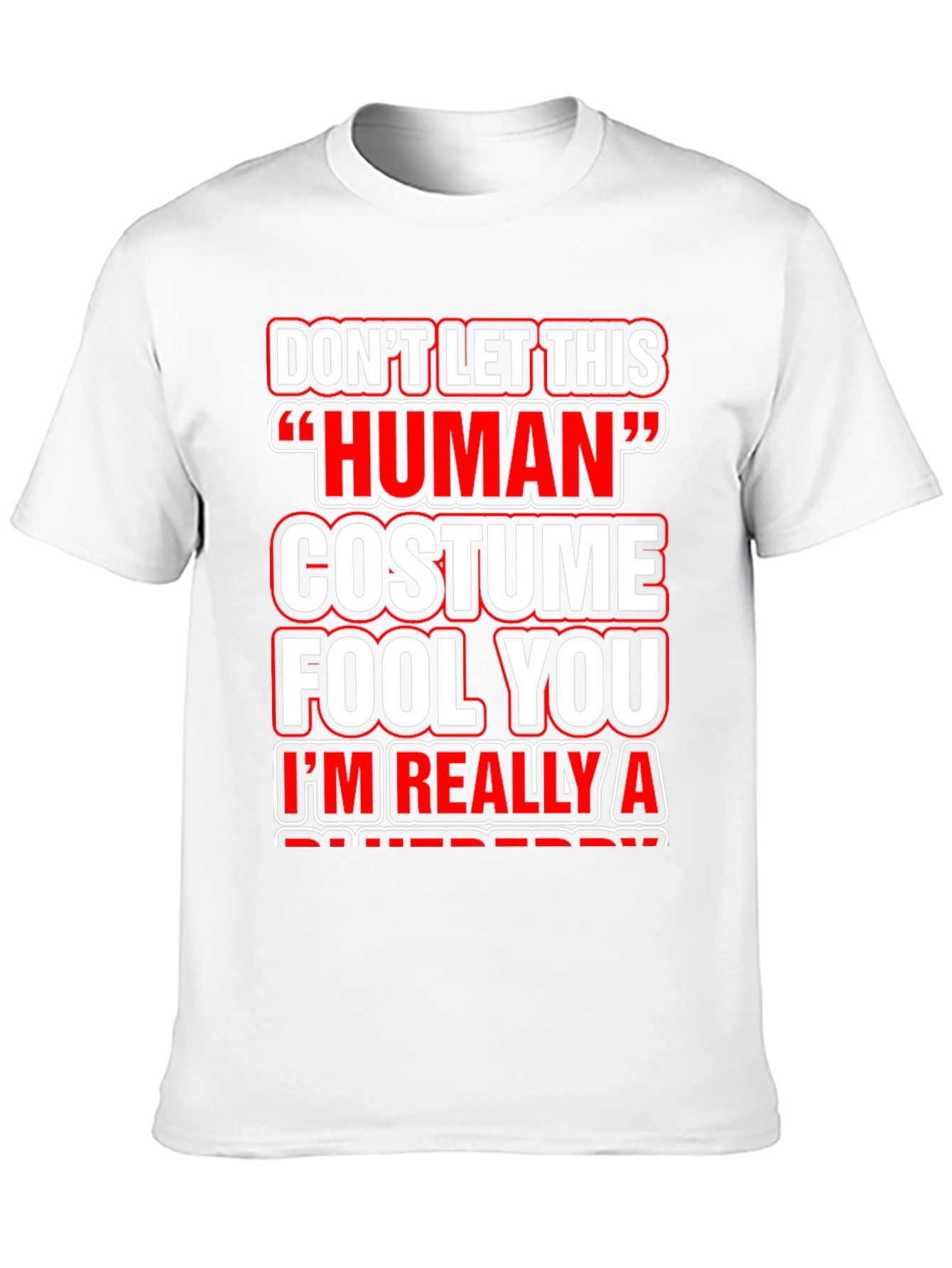 Funny Human Costume T-Shirt