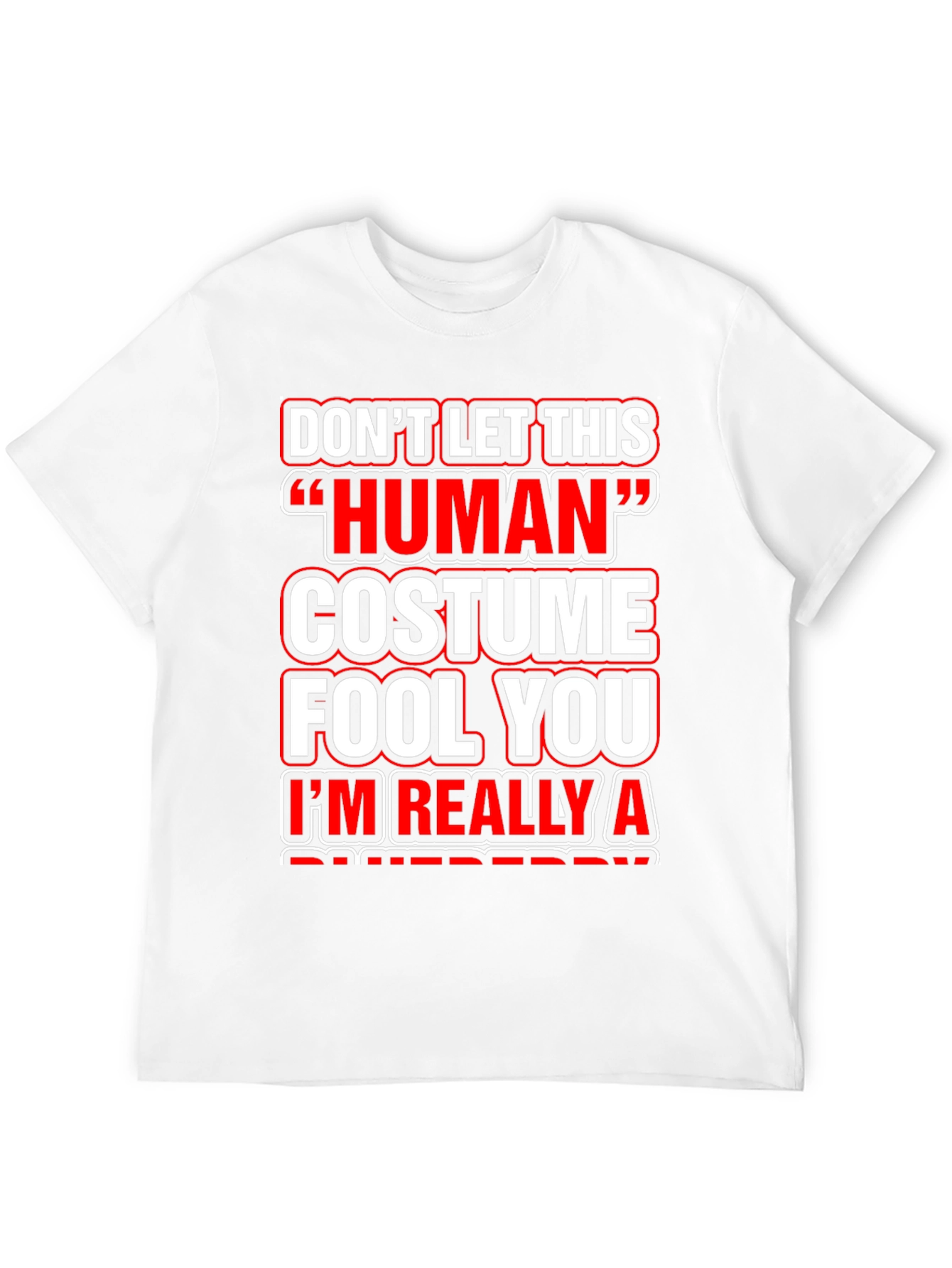 Funny Human Costume T-Shirt
