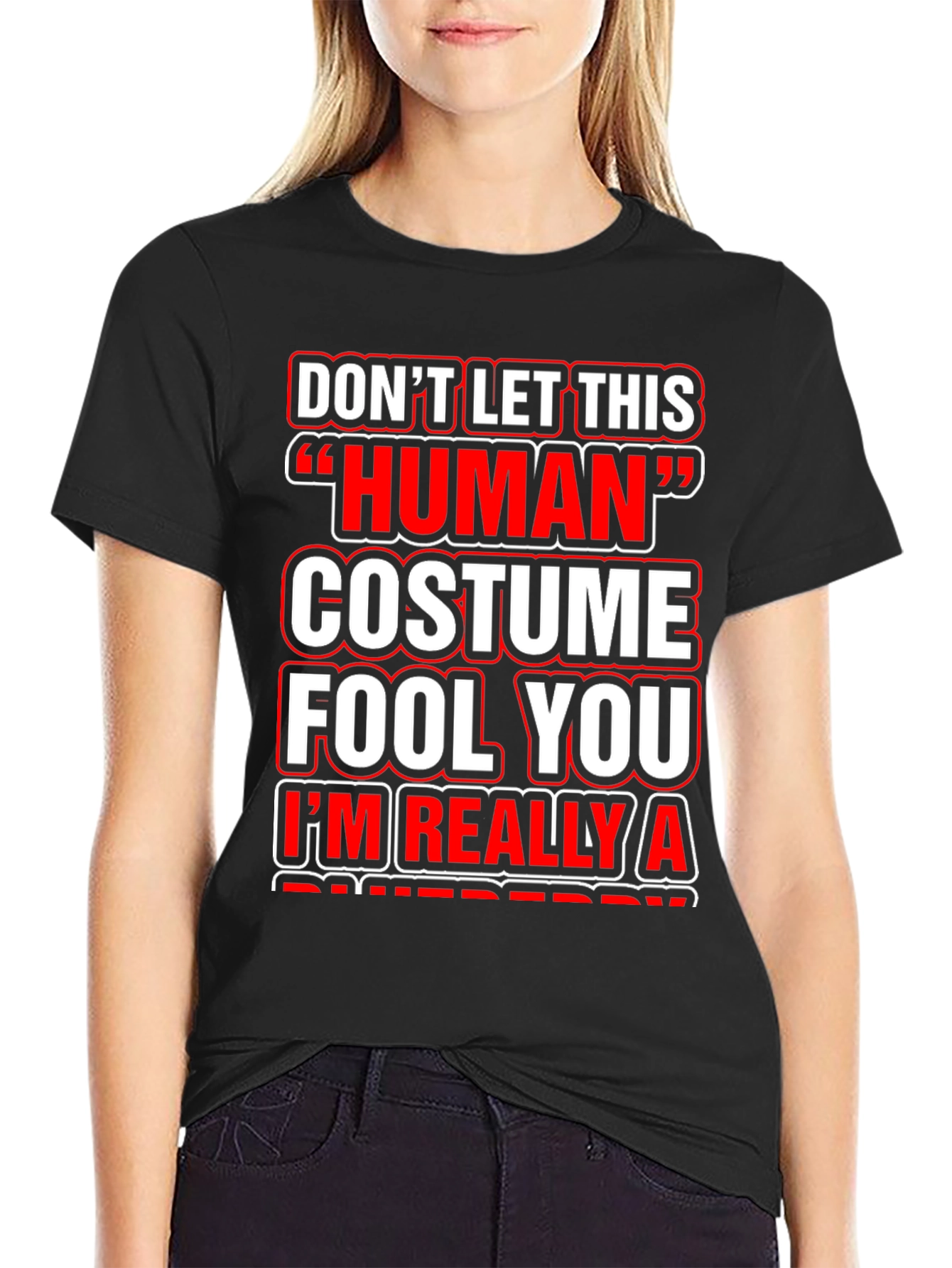 Funny Human Costume T-Shirt