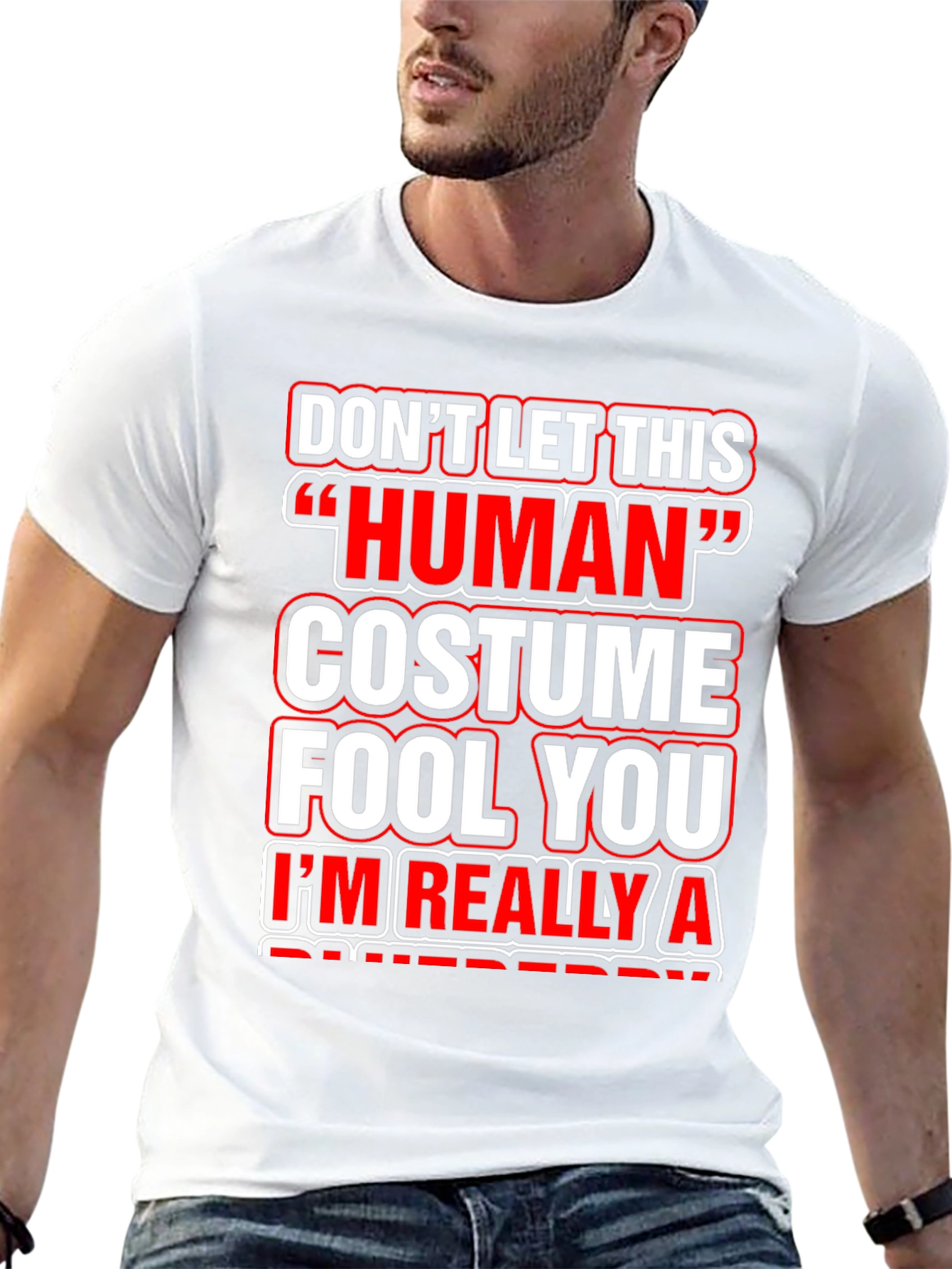 Funny Human Costume T-Shirt