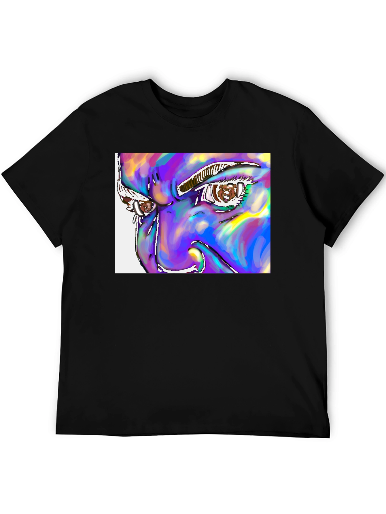 Abstract Eye Graphic Tee - Unique Art Design
