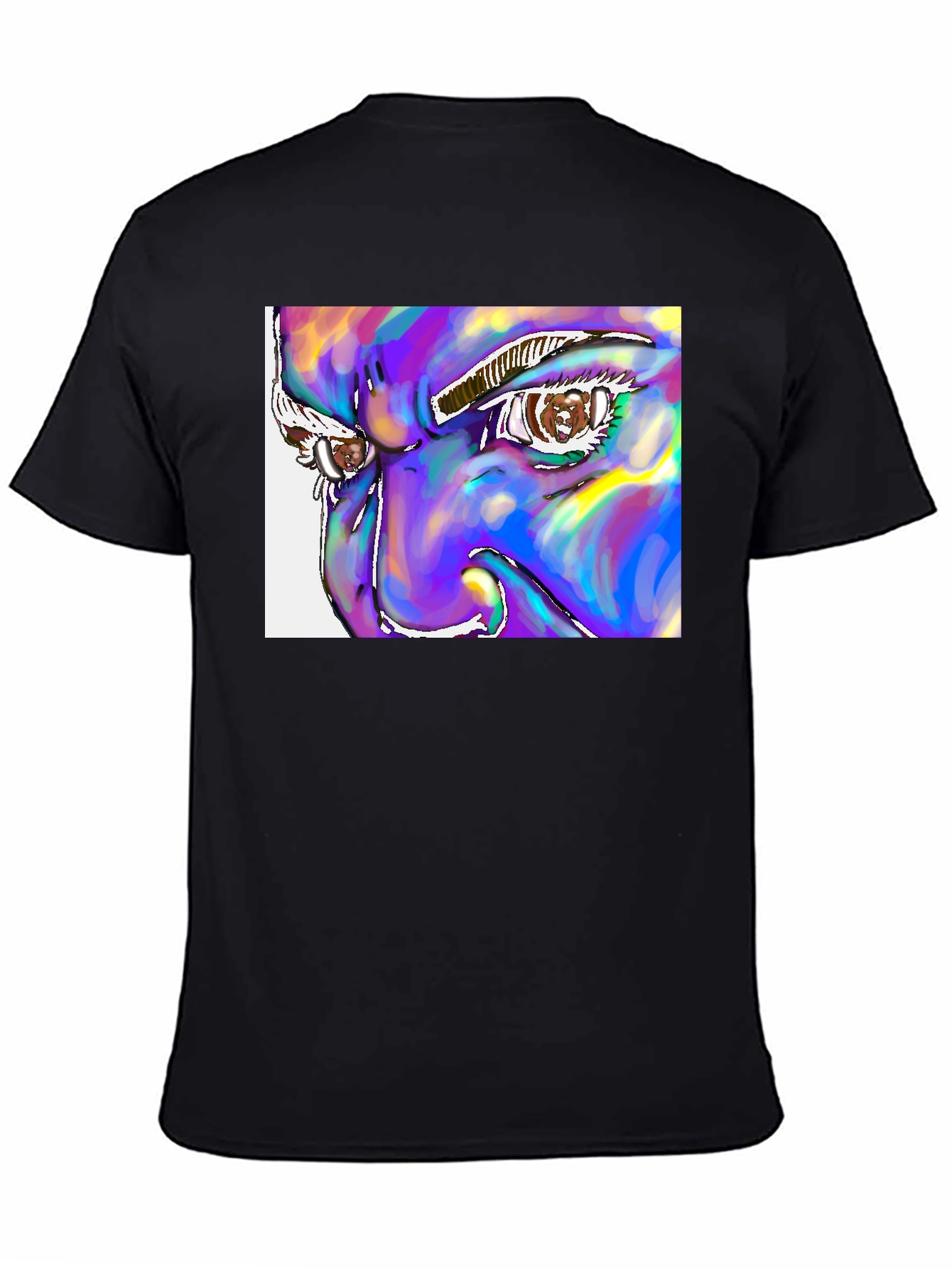 Abstract Eye Graphic Tee - Unique Art Design