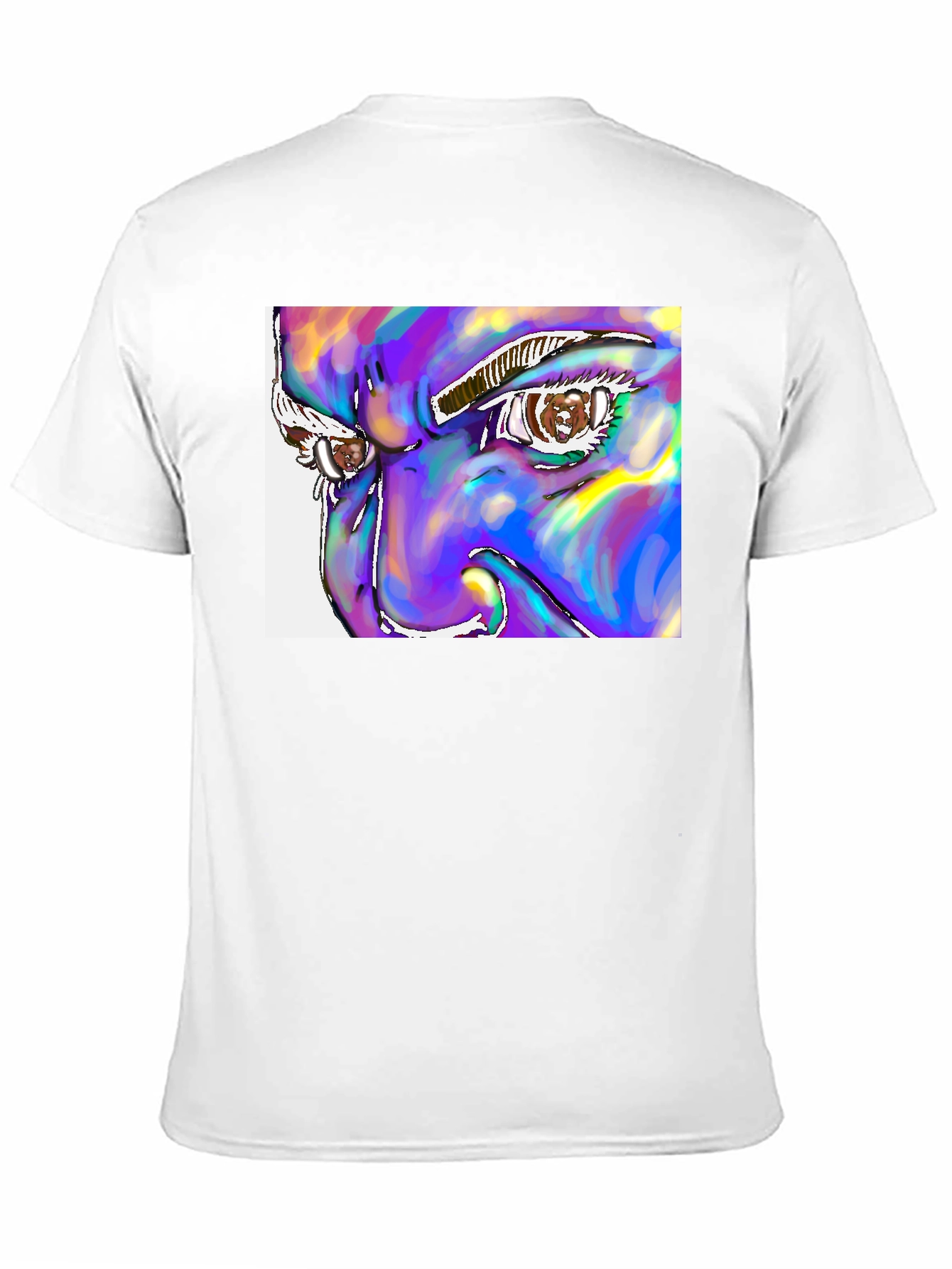 Abstract Eye Graphic Tee - Unique Art Design