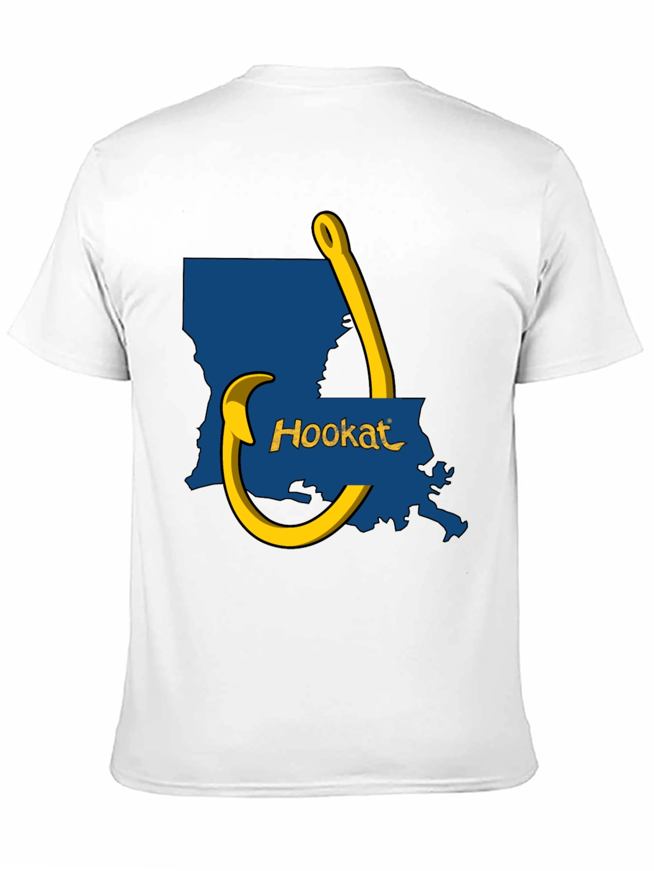 Hookat Louisiana Graphic Tee - Black Cotton T-Shirt
