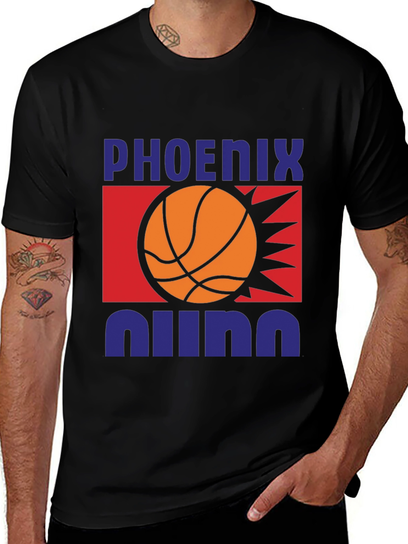 Phoenix Suns T-Shirt - Retro NBA Basketball Tee
