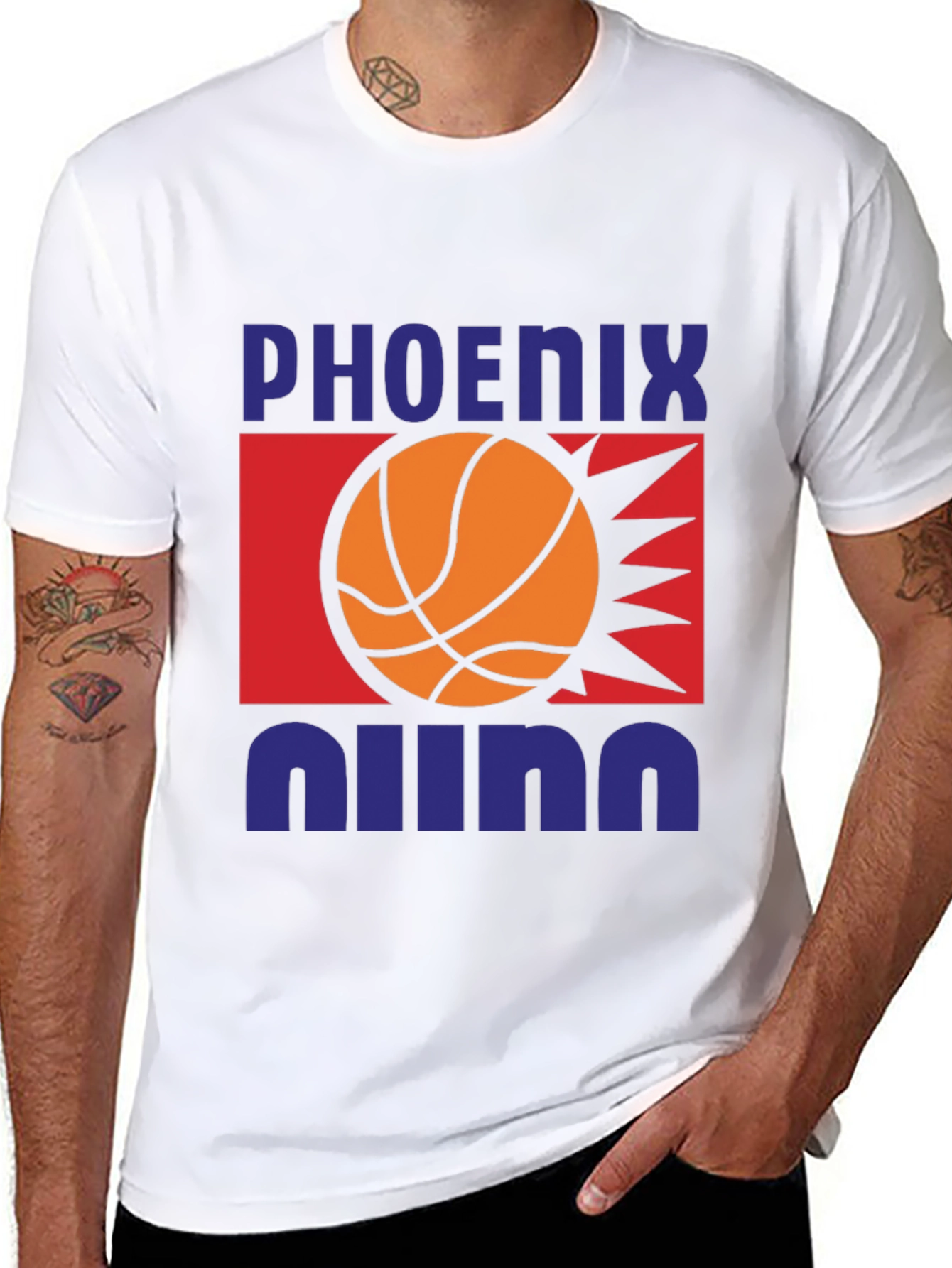 Phoenix Suns T-Shirt - Retro NBA Basketball Tee