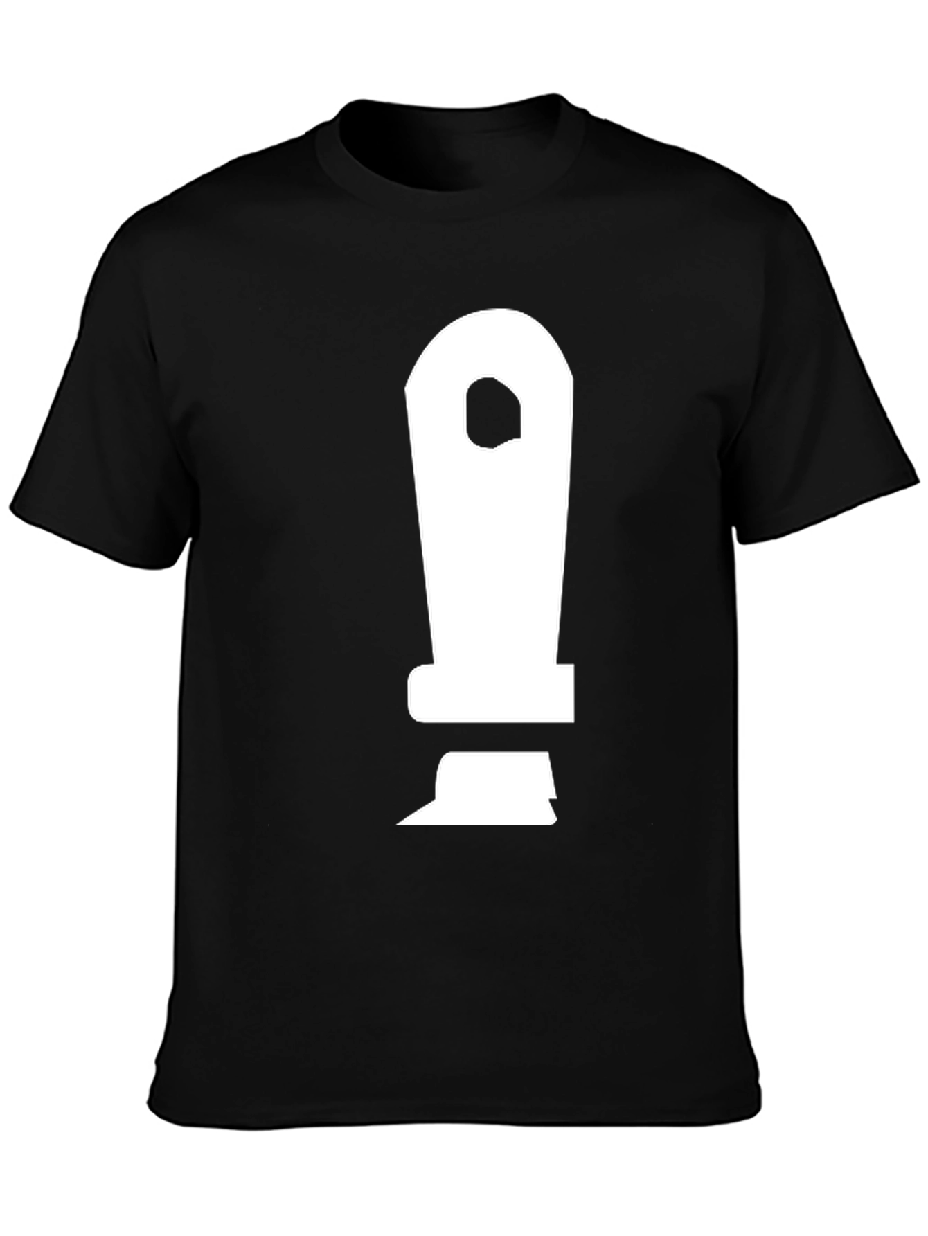 Minimalist Spatula Graphic Tee - Black