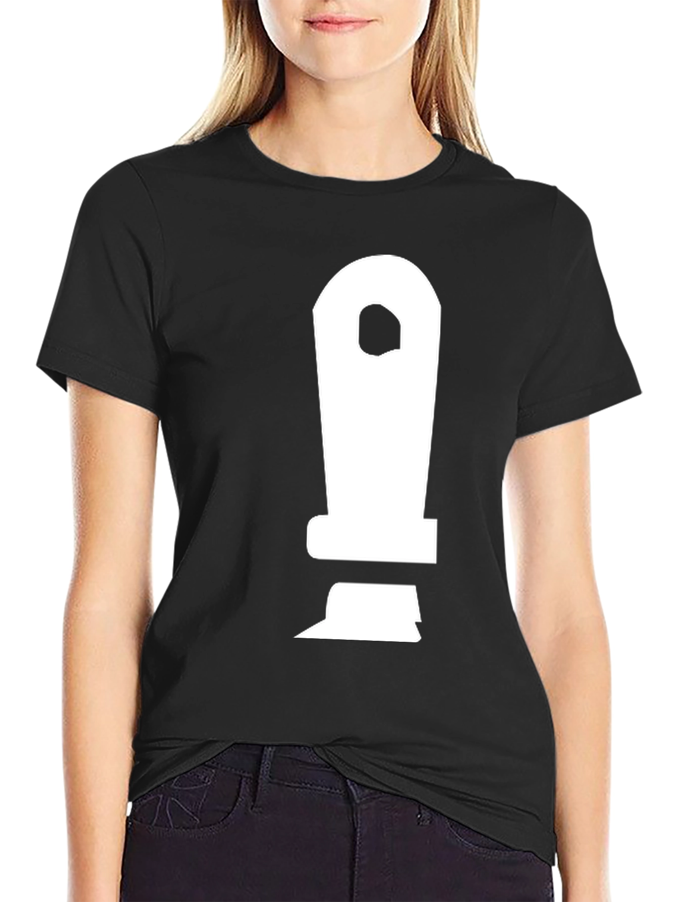 Minimalist Spatula Graphic Tee - Black