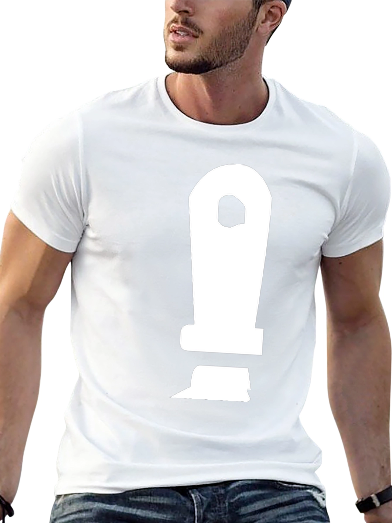 Minimalist Spatula Graphic Tee - Black