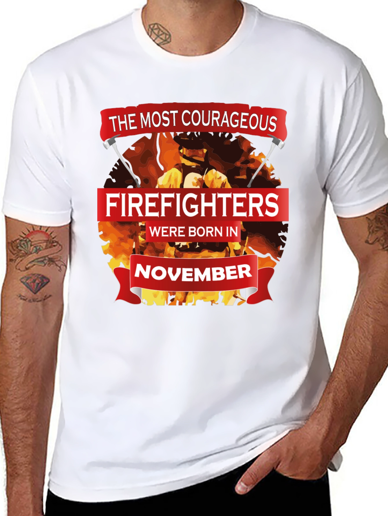 Courageous Firefighters November T-Shirt
