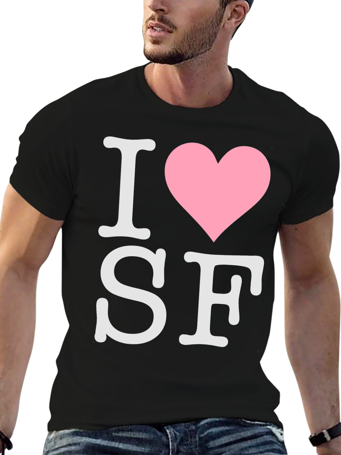 I Heart SF Black T-Shirt