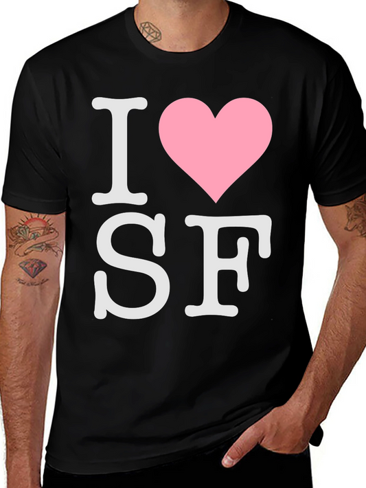 I Heart SF Black T-Shirt