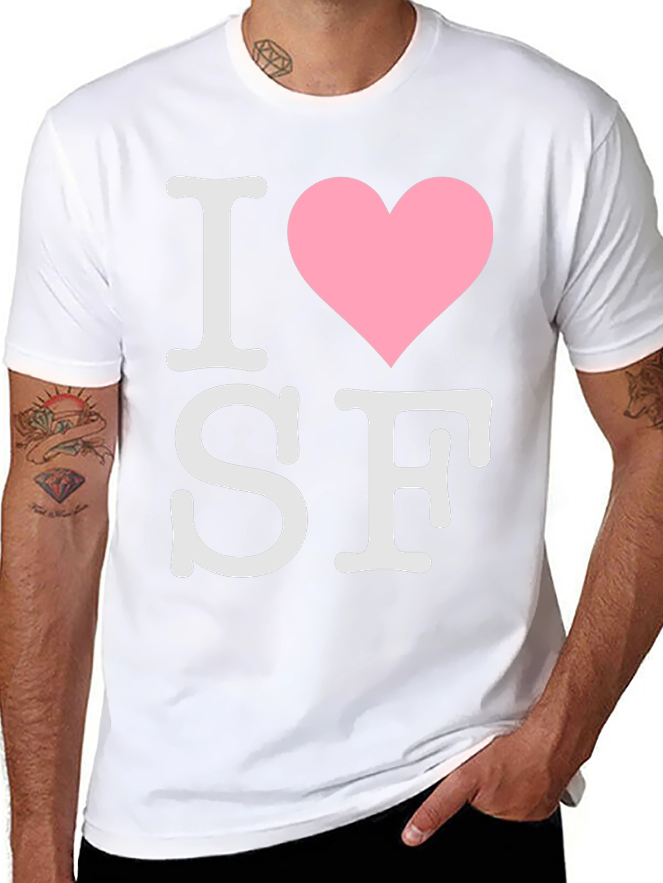 I Heart SF Black T-Shirt
