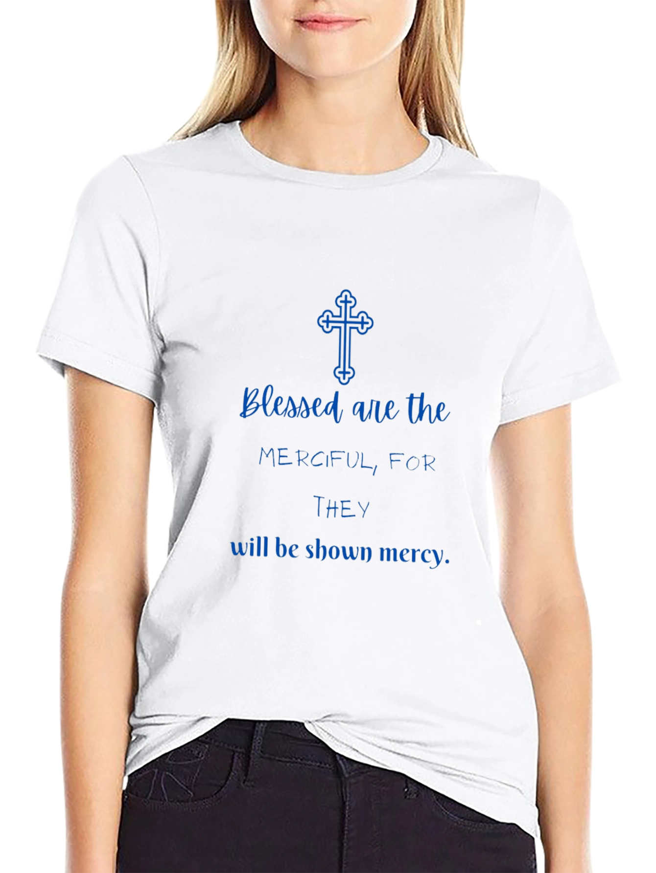Blessed Are The Merciful Christian T-Shirt