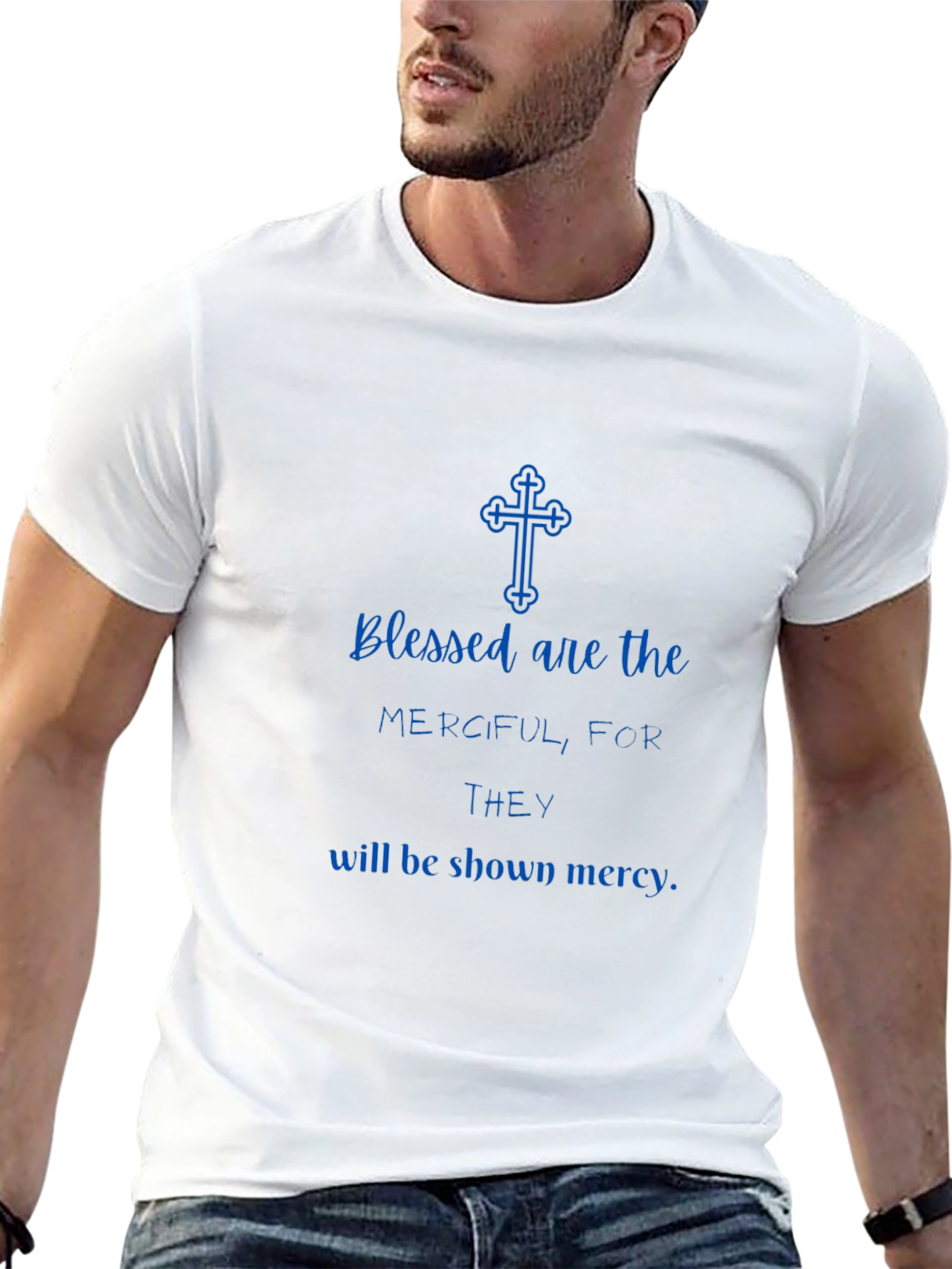 Blessed Are The Merciful Christian T-Shirt