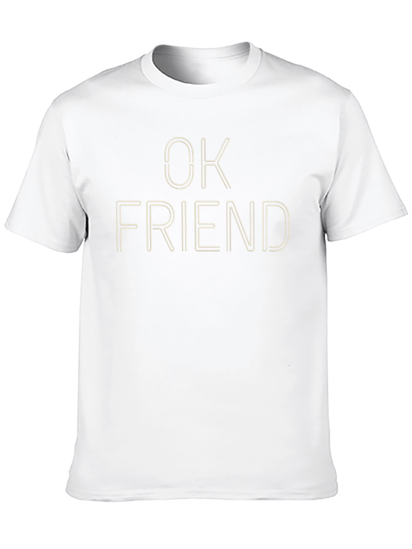 OK Friend Graphic T-Shirt - Casual Style