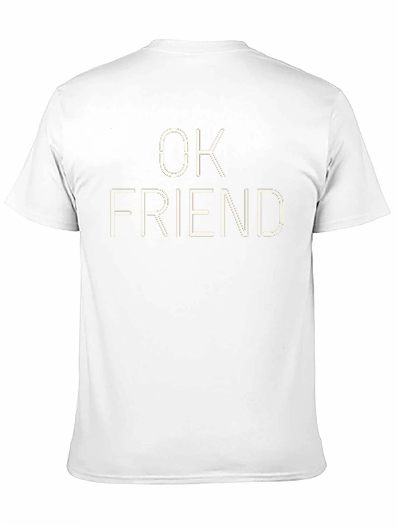 OK Friend Graphic T-Shirt - Casual Style