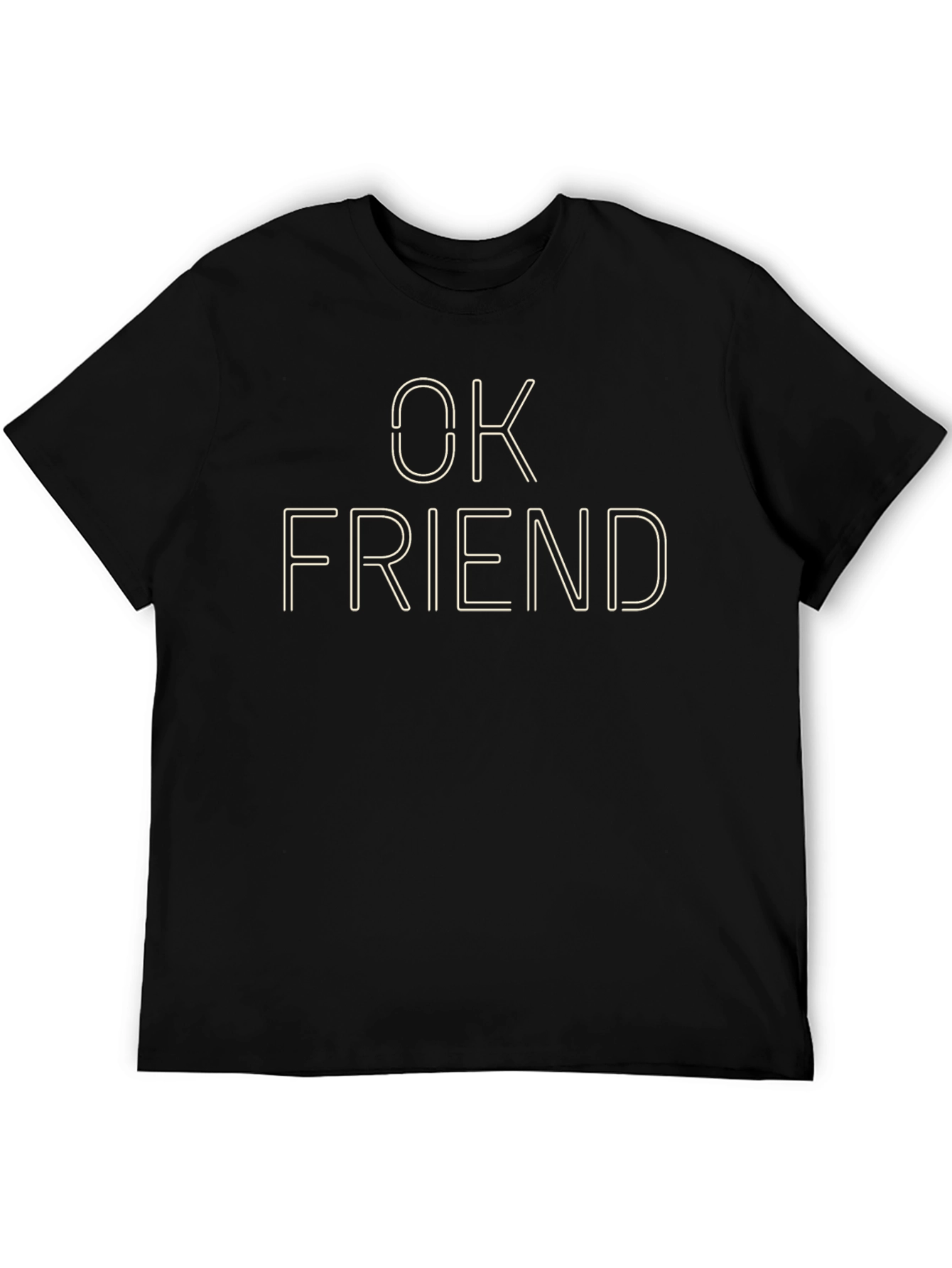 OK Friend Graphic T-Shirt - Casual Style