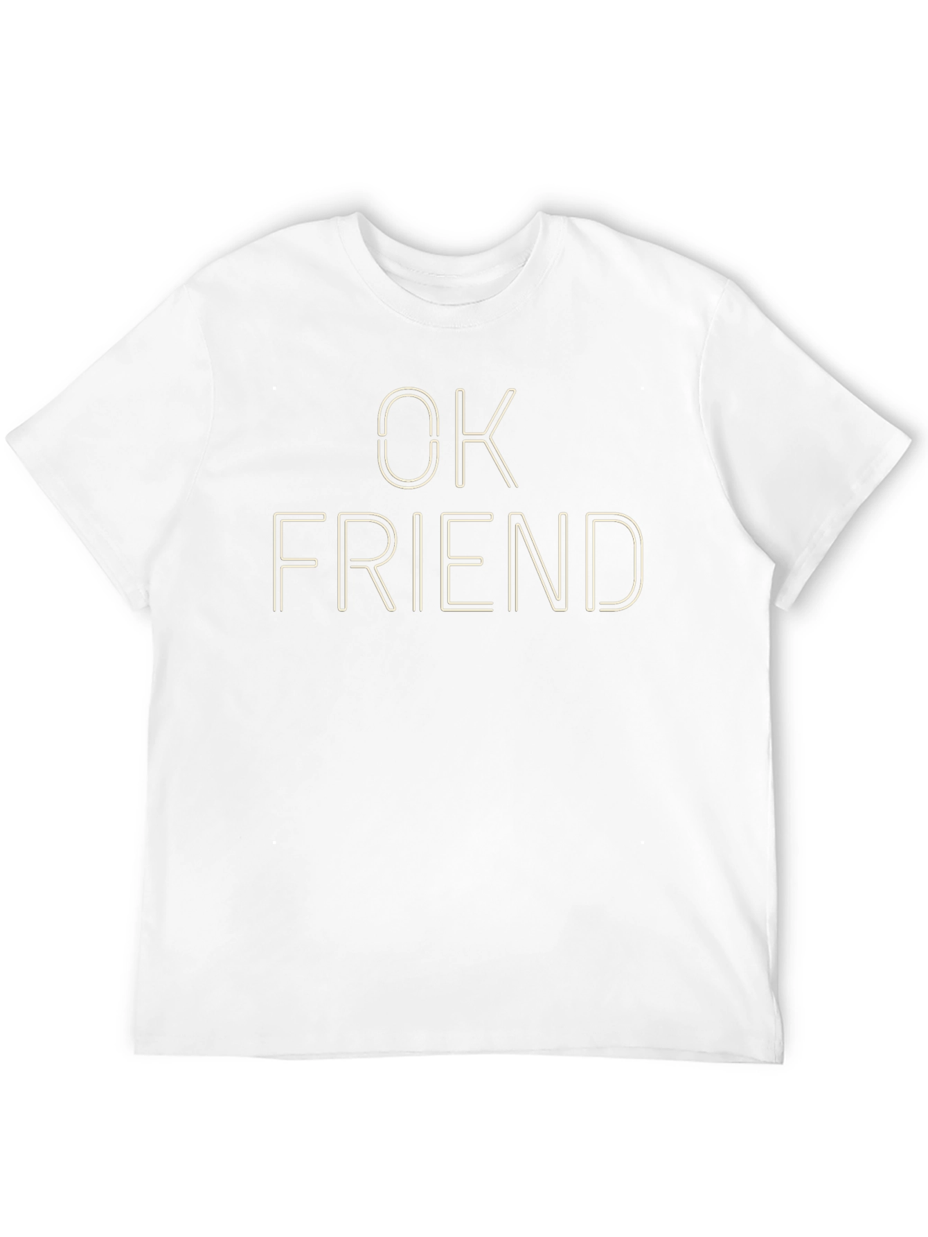 OK Friend Graphic T-Shirt - Casual Style