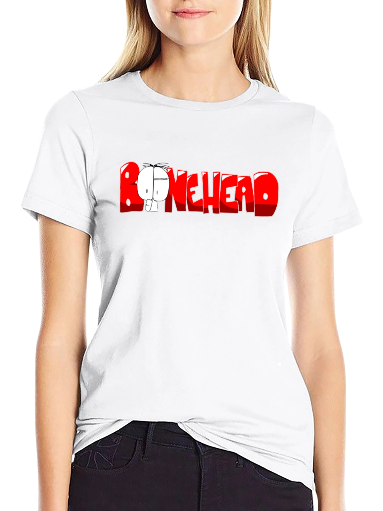 Bonehead Graphic Tee - Black