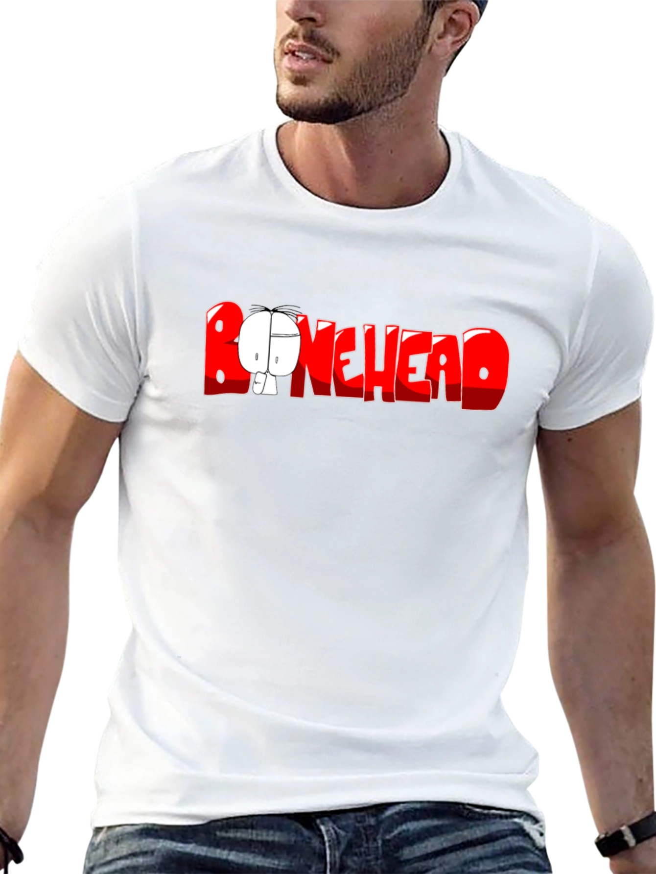Bonehead Graphic Tee - Black