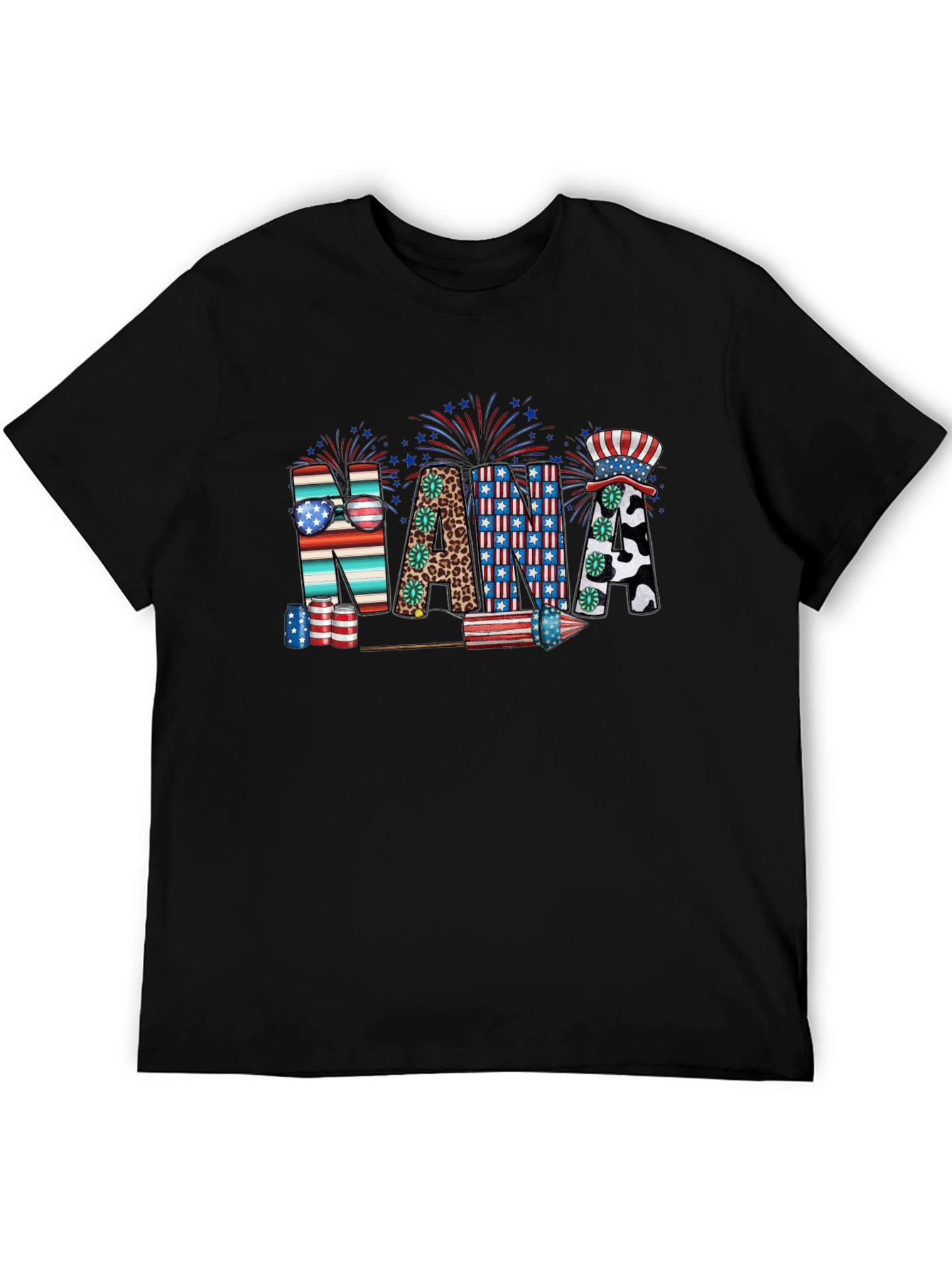 Patriotic Nana Graphic T-Shirt