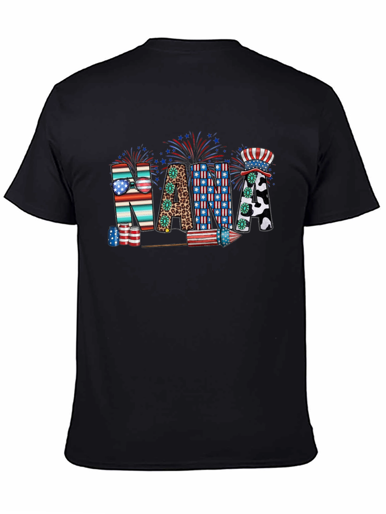 Patriotic Nana Graphic T-Shirt