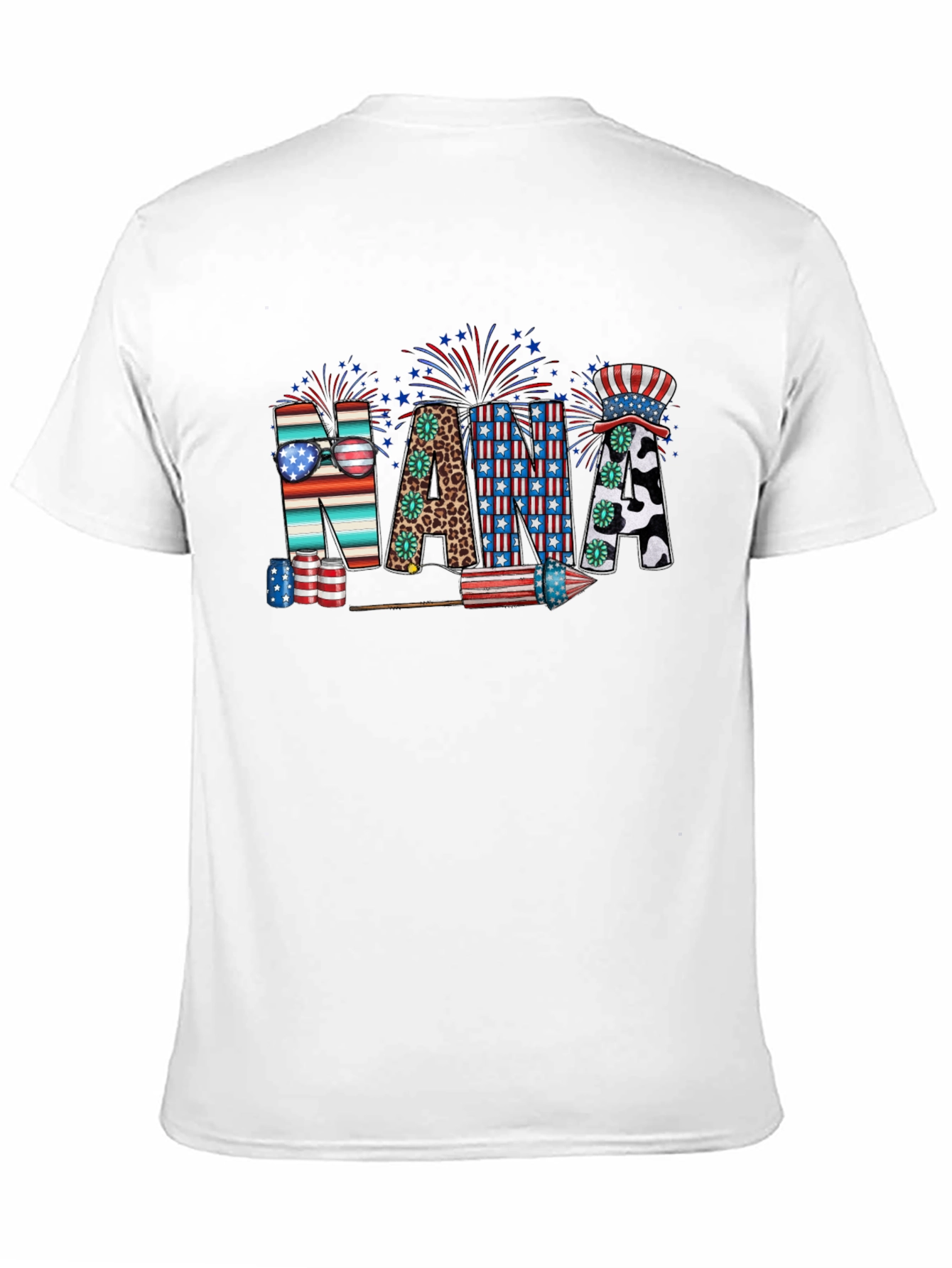 Patriotic Nana Graphic T-Shirt